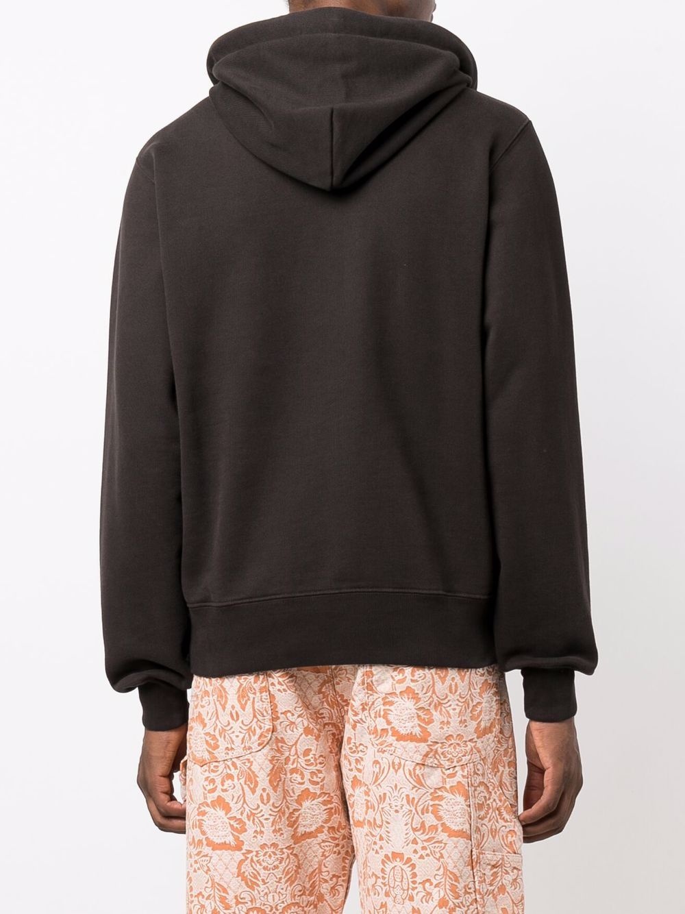 drawstring cotton hoodie - 4