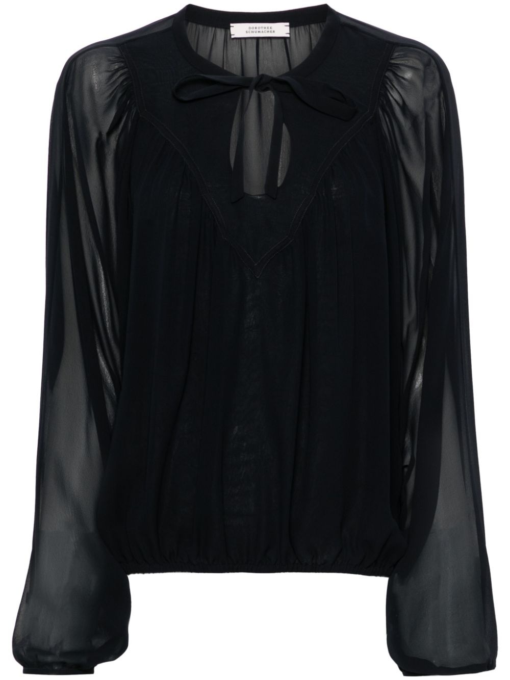 Sheer Dreams silk blouse - 1