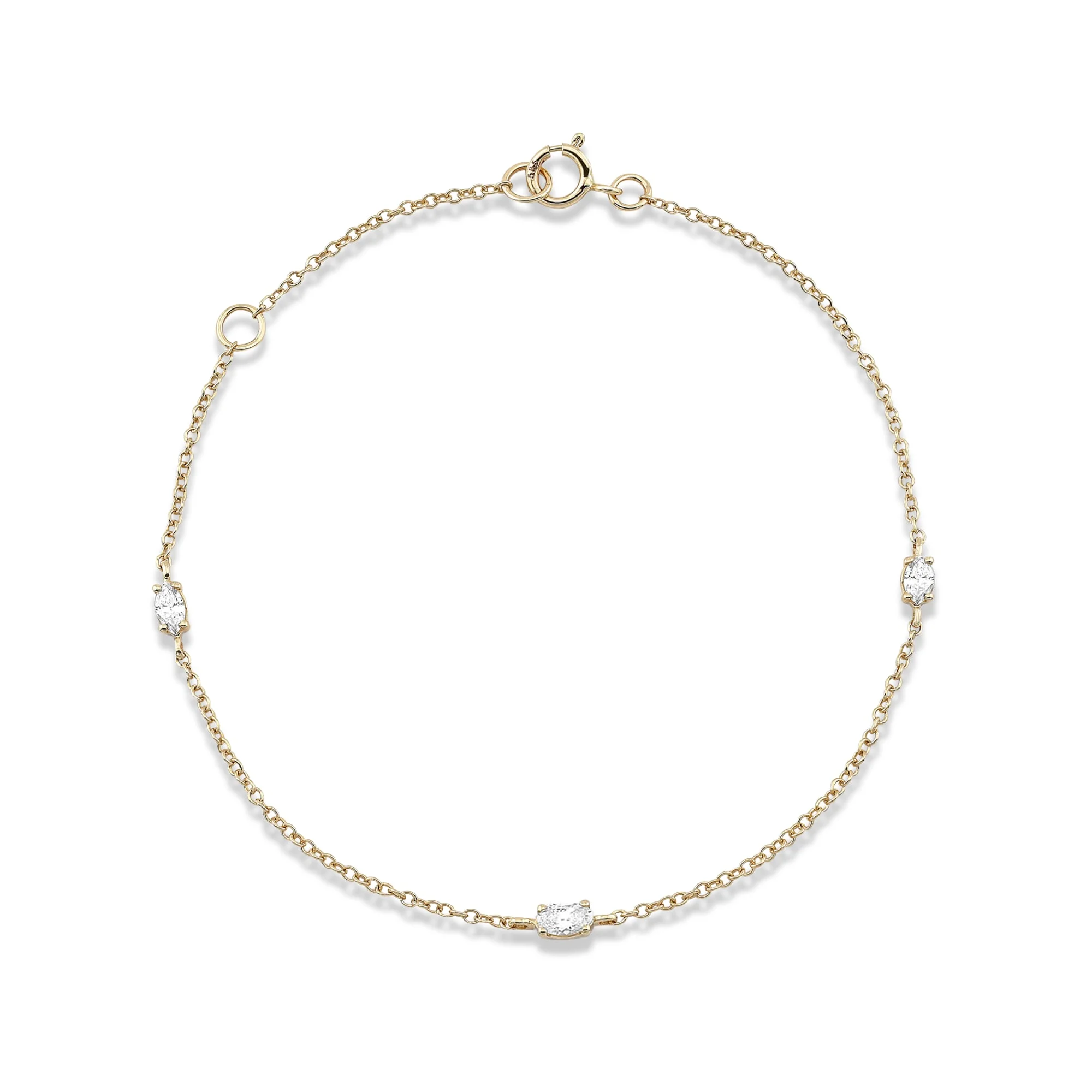 LAB-Created Acrostic Mom Bracelet - 1