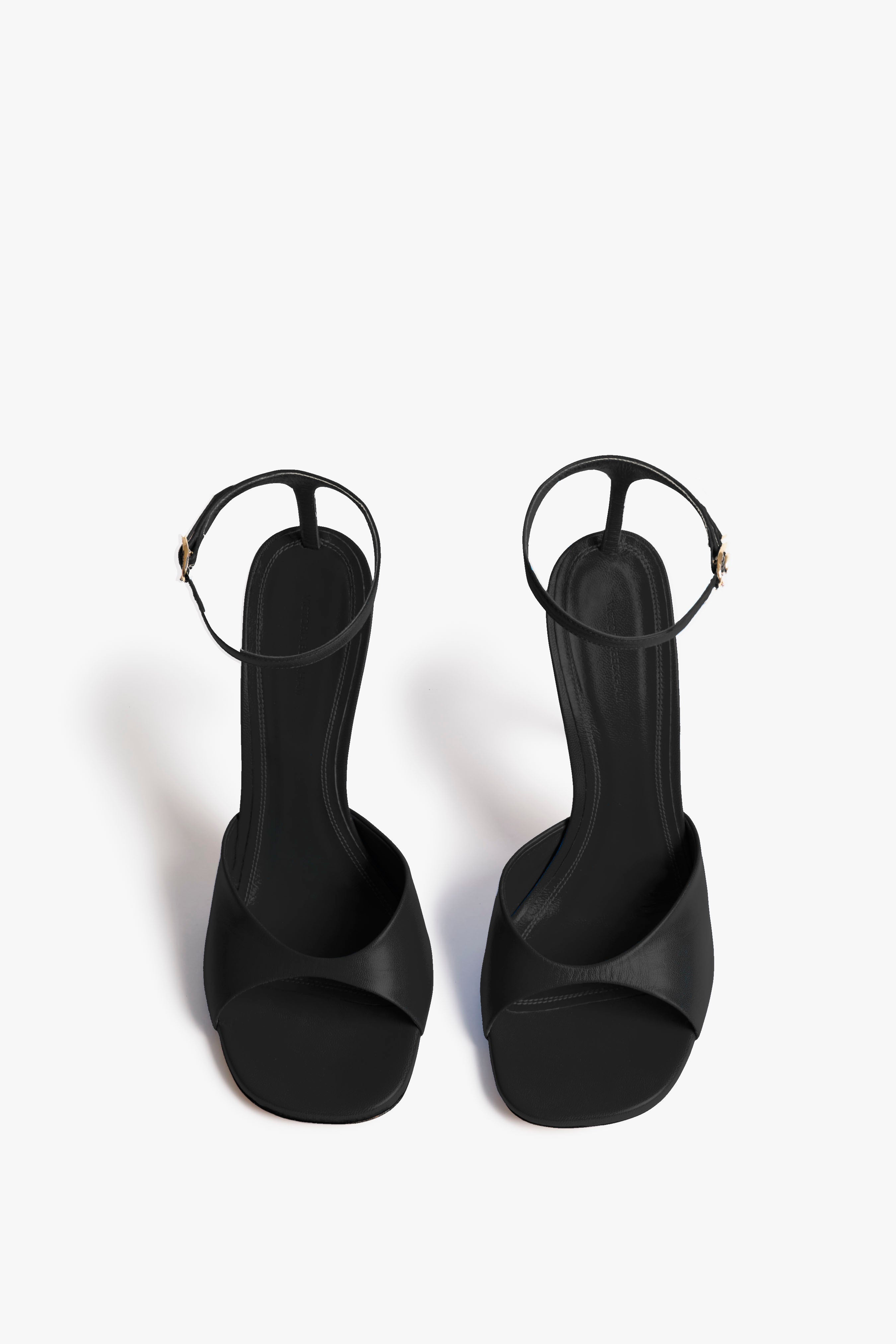 Destiny Sandal 90mm In Black Leather - 3