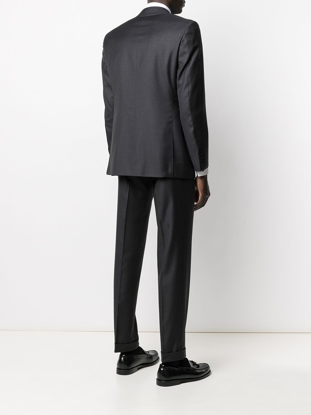 wool single-breasted suit - 4