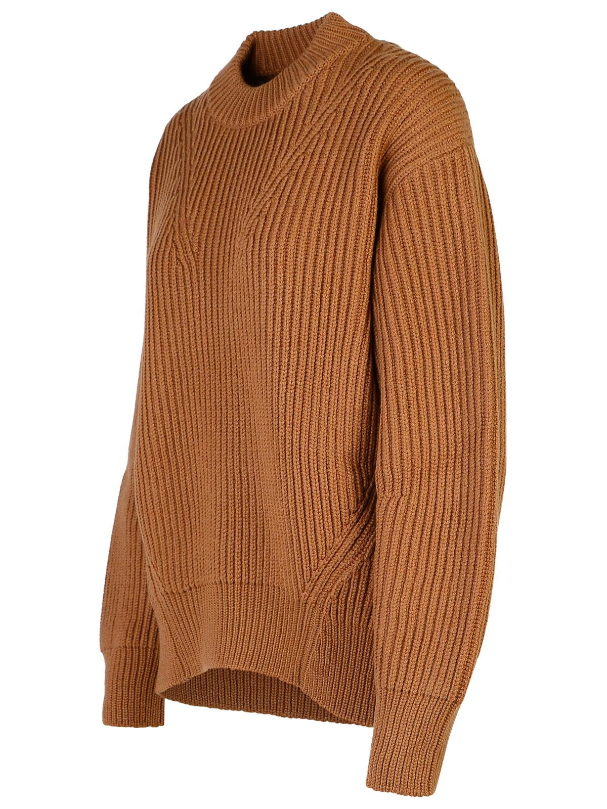 Jil Sander Brown Wool Sweater Women - 2