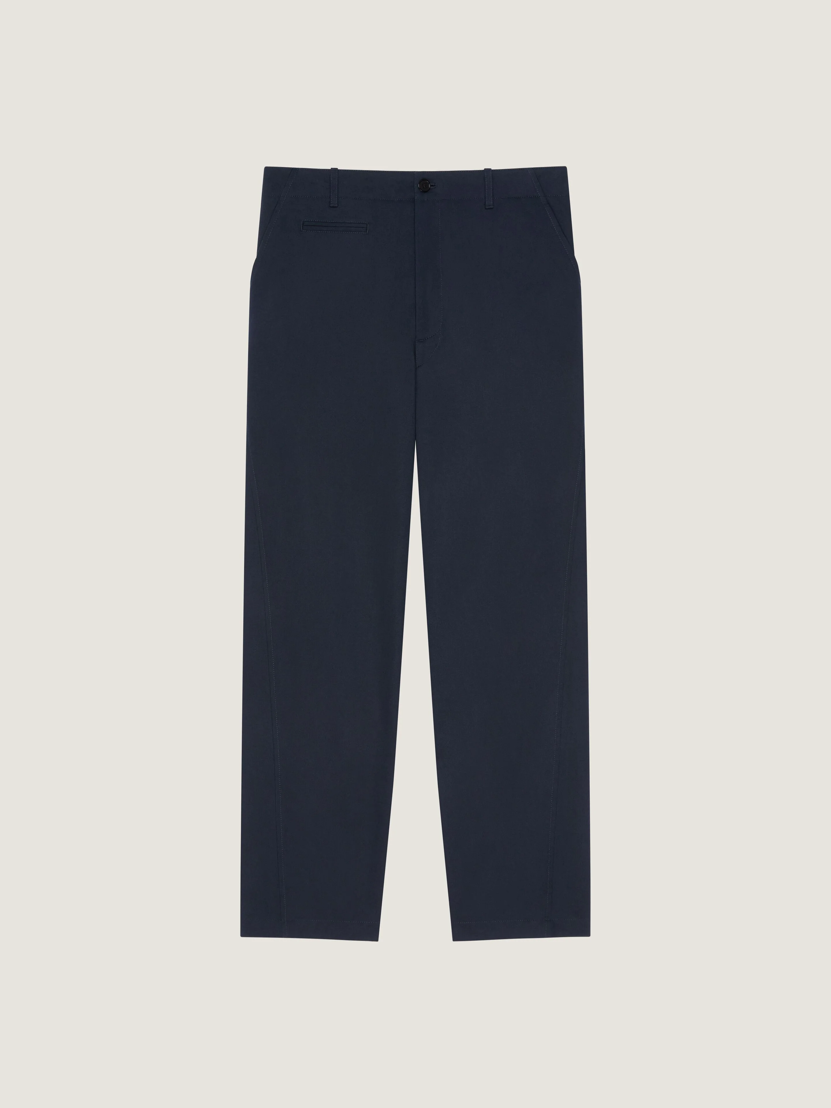 FITTED CHINO TROUSERS IN COTTON - 1