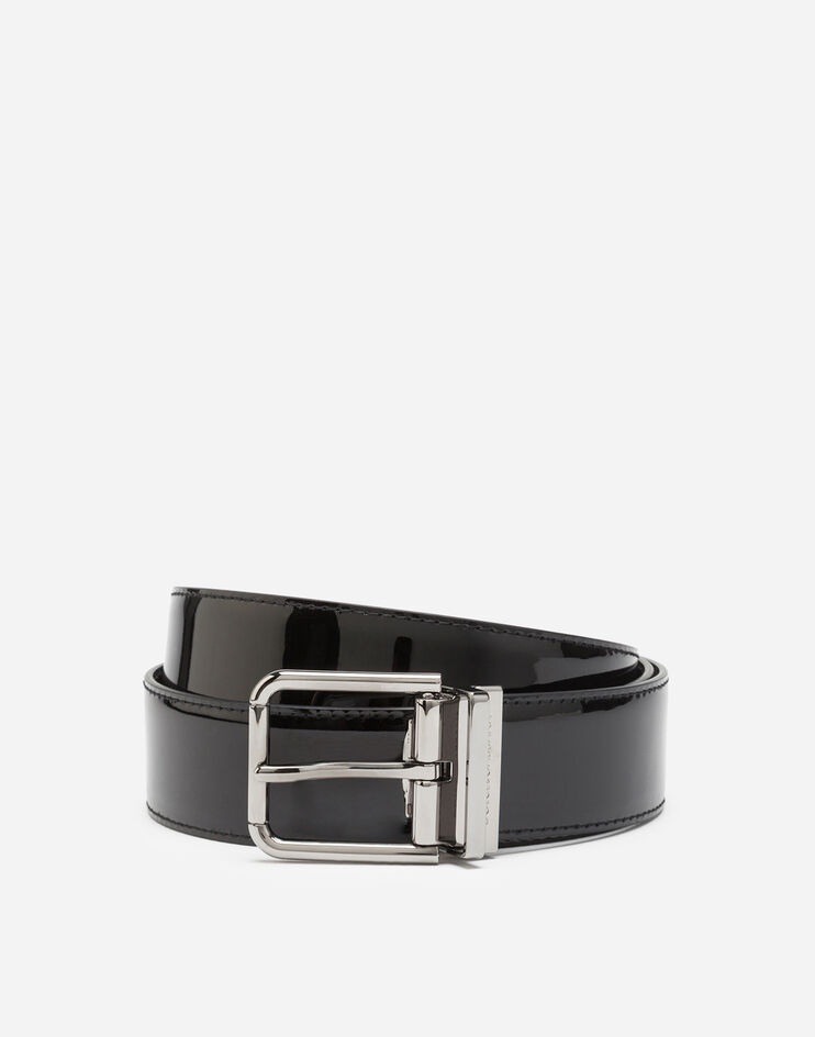 Patent leather belt - 1