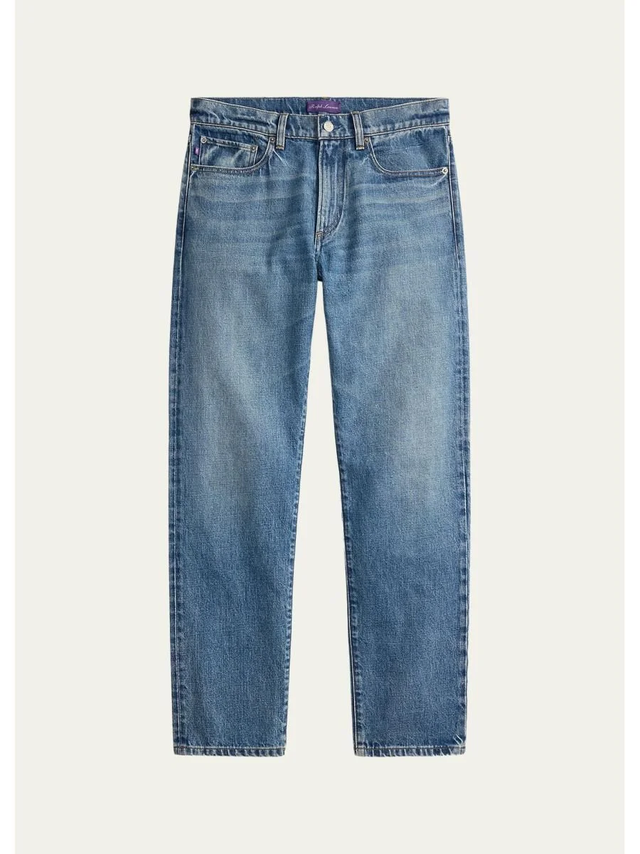 Men's American Indigo Slim-Straight Fit Jeans - 1