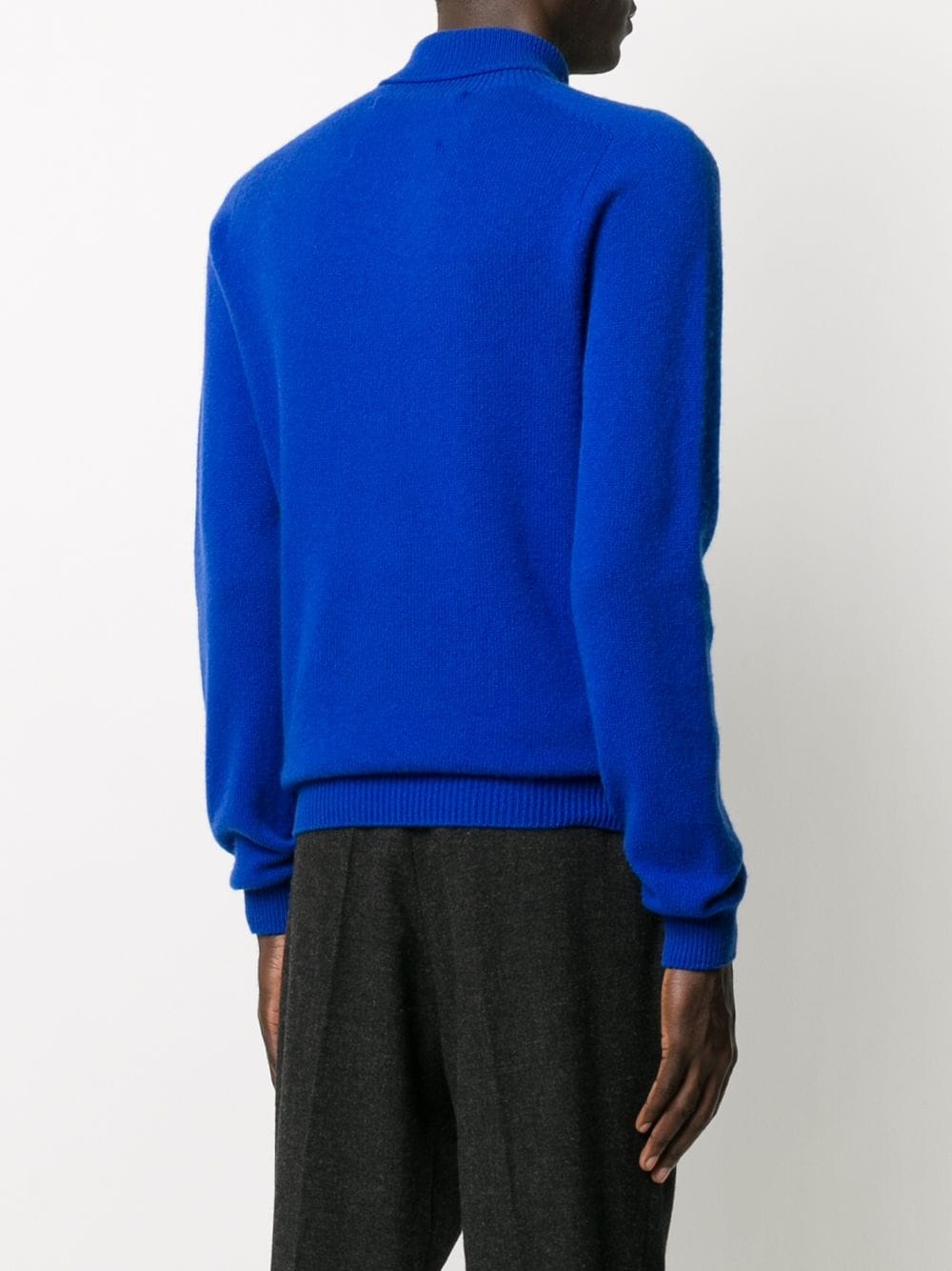 ribbed turtleneck jumper - 4