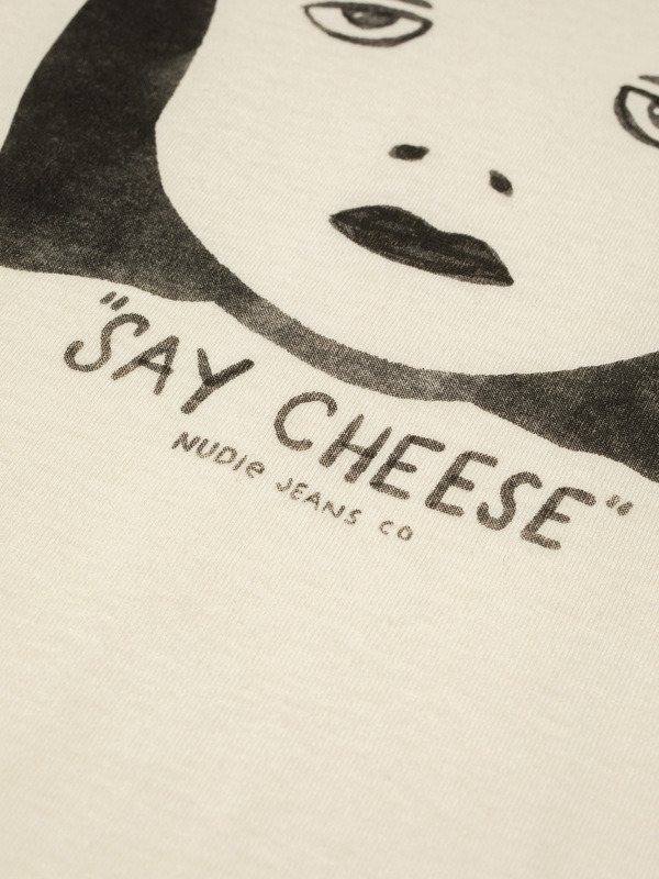 Joni Say Cheese T-Shirt Ecru - 4