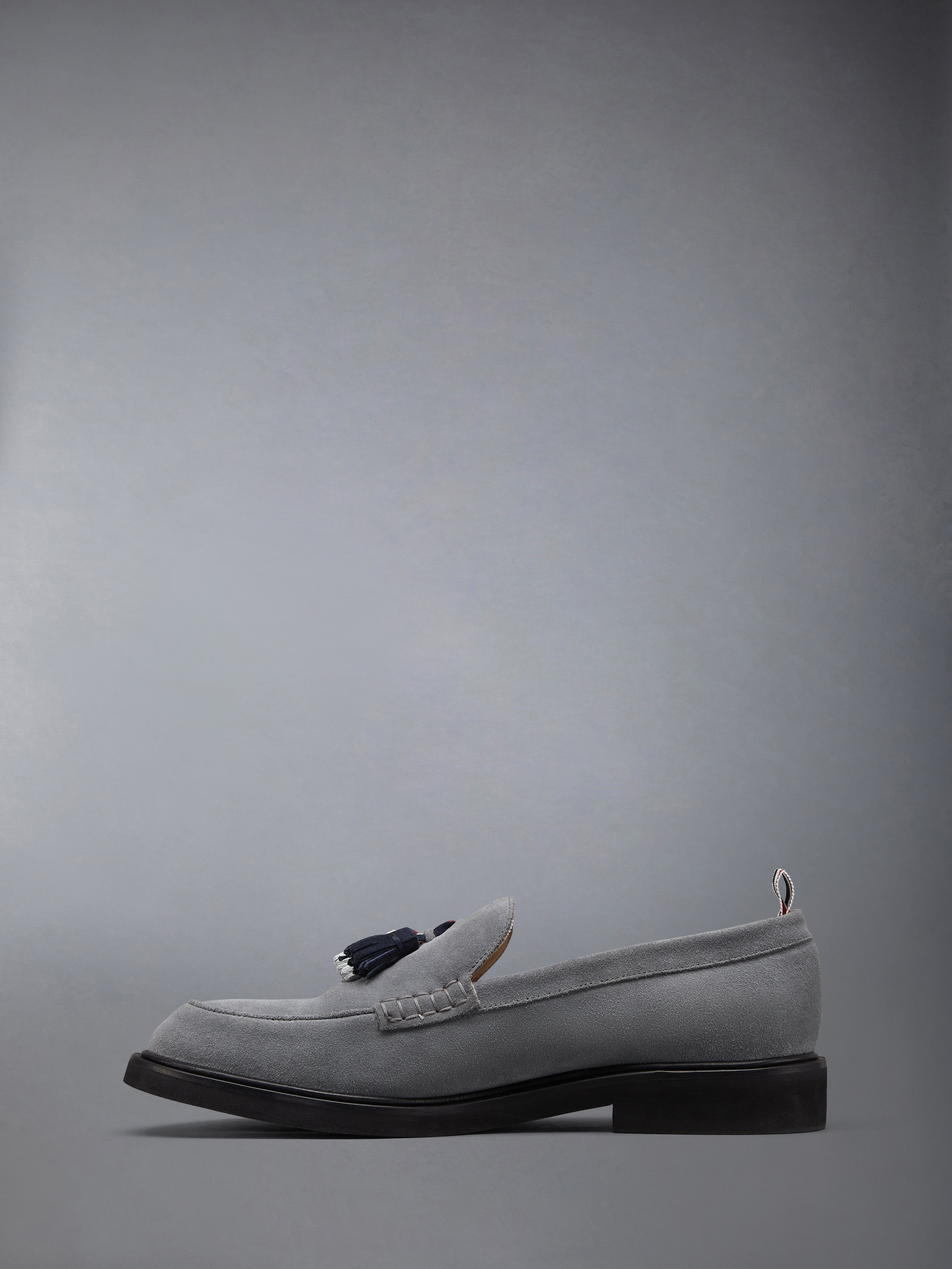 CALF SUEDE RWB TASSEL LOAFER - 3