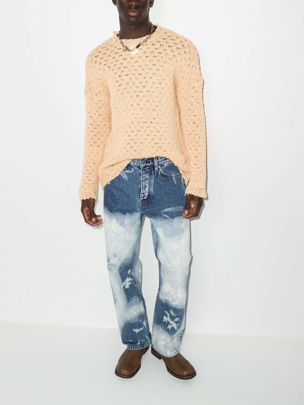 Popover open-knit jumper - 5