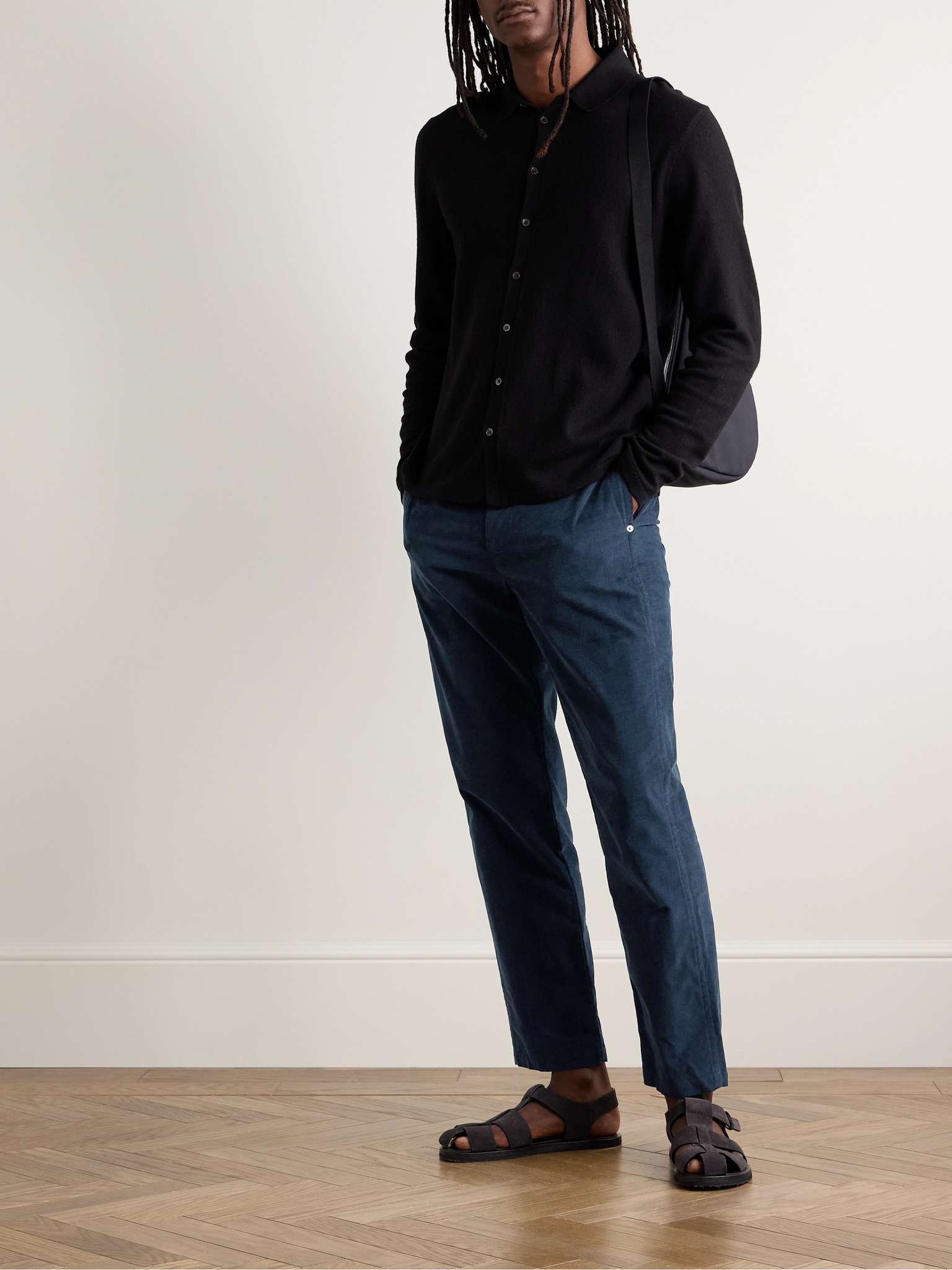 Rhys Straight-Leg Cotton-Corduroy Trousers - 2