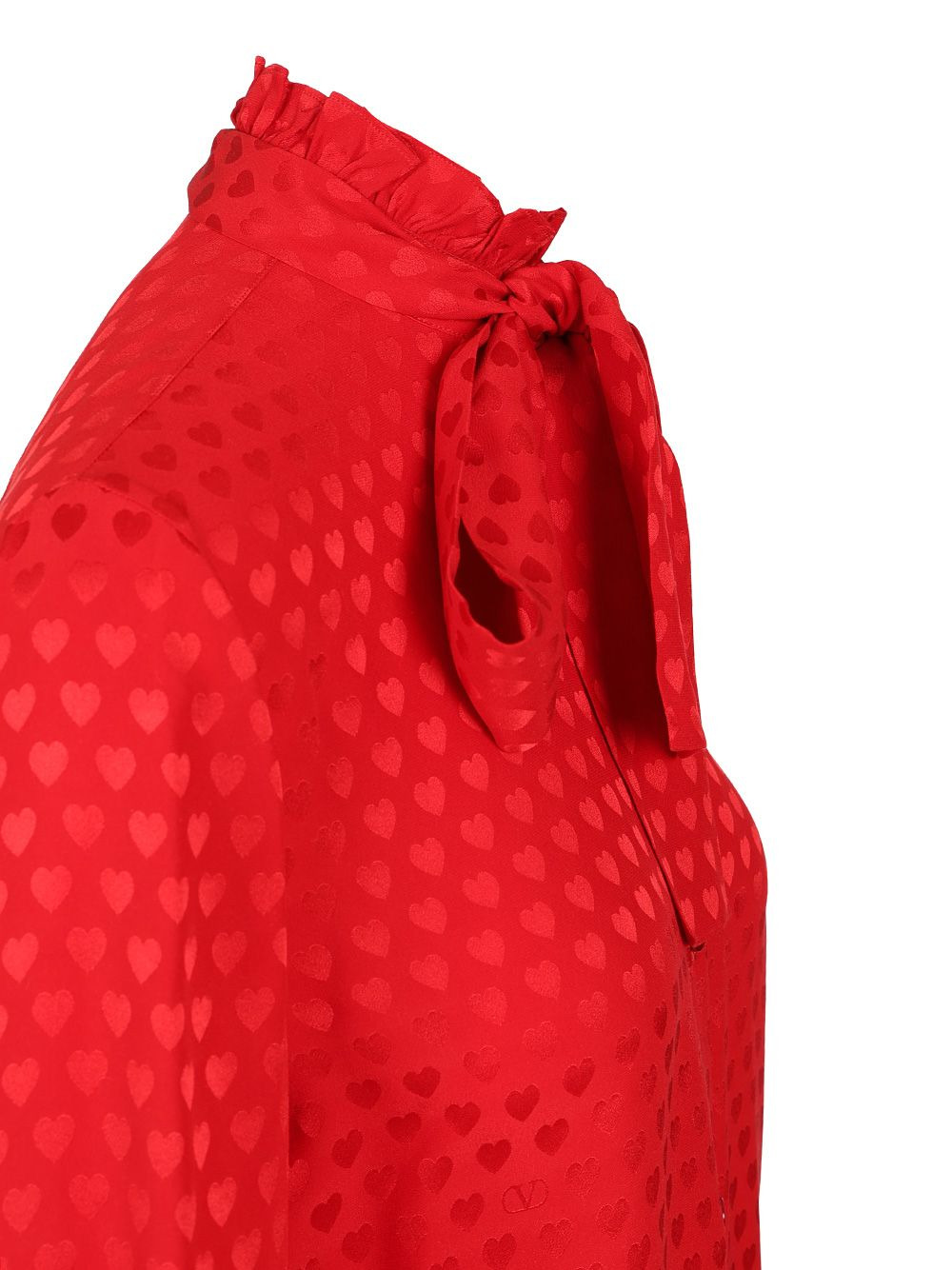 Look 17 - Shirt | Pattern | Cdc La Cour De Coeur Cuori Con V Shirts Red - 5