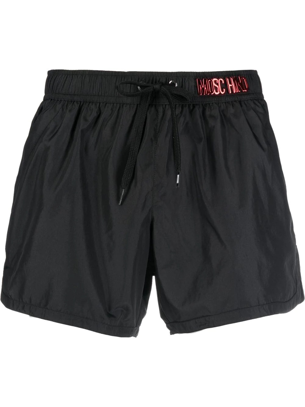 logo-waistband swim shorts - 1