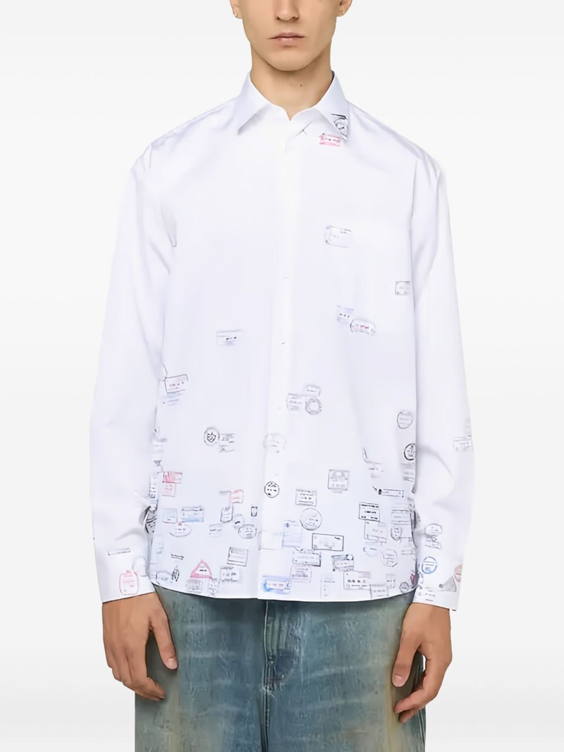 VETEMENTS graphic-print shirt outlook
