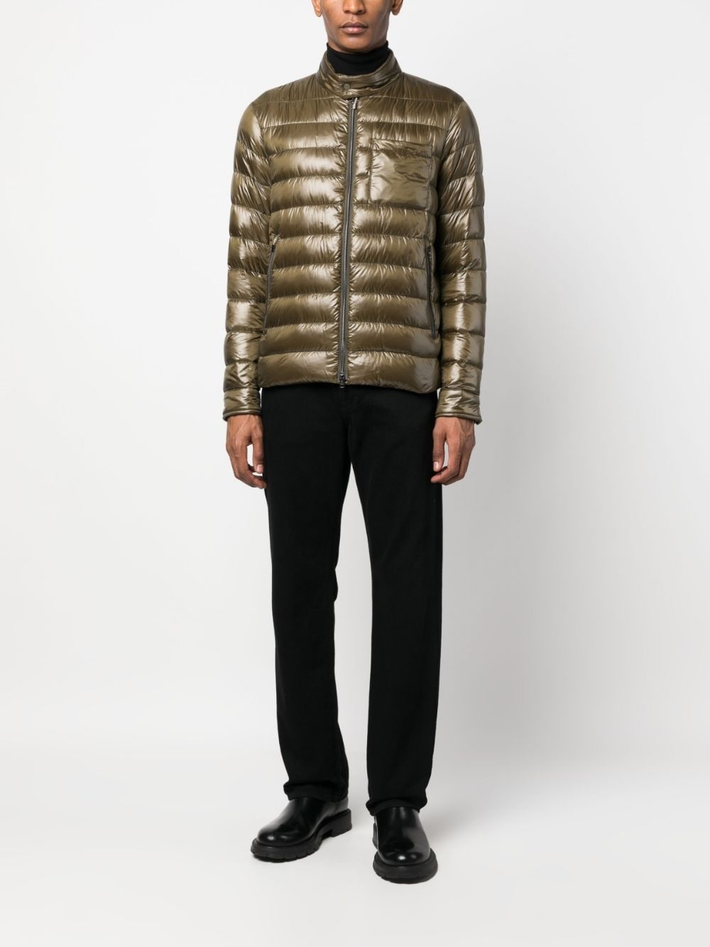 quilted zip-up padded jacket - 2