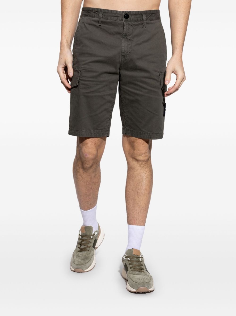 compass-badge bermuda shorts - 3