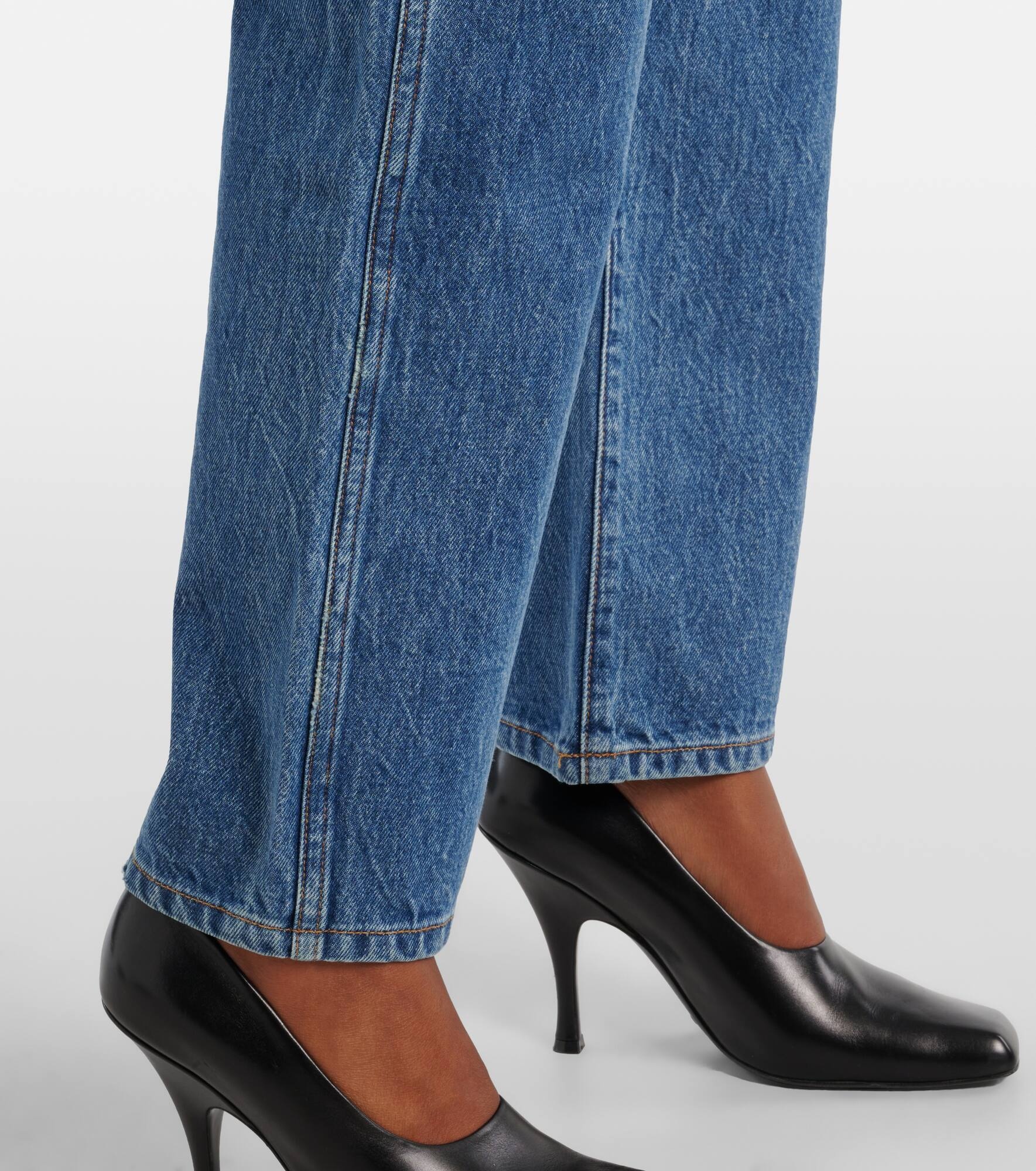 Kerrie mid-rise wide-leg jeans - 5