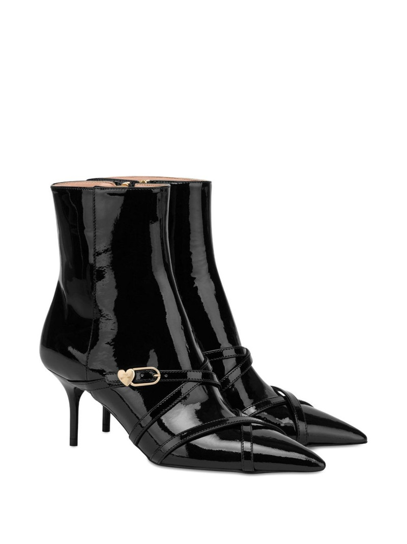 Moschino pointed-toe ankle boots outlook