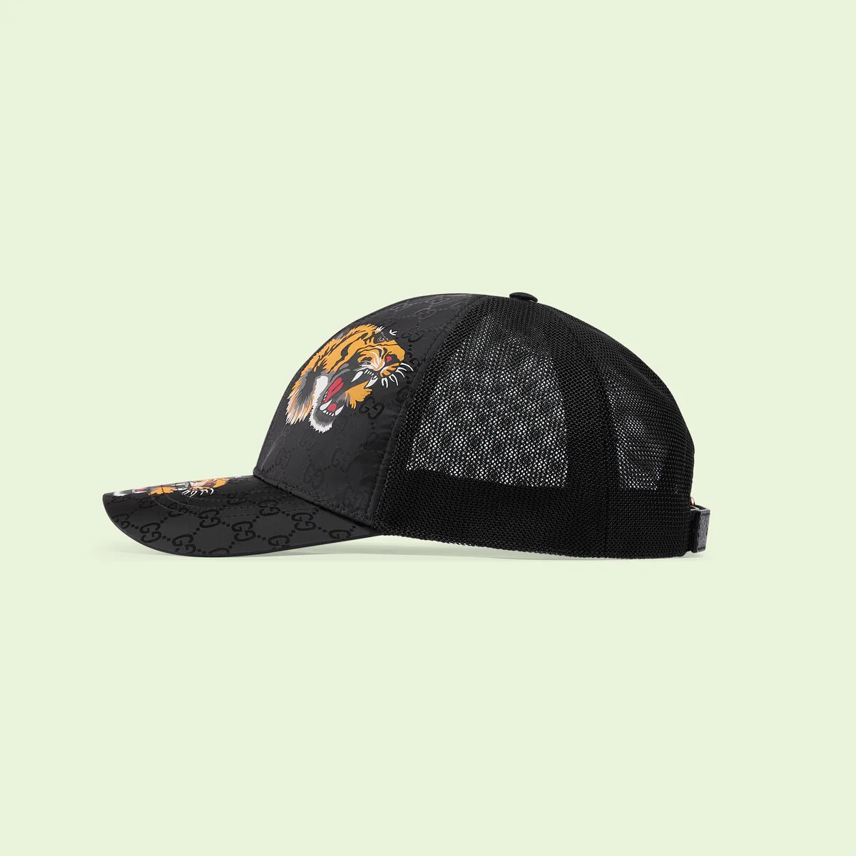 GG baseball hat with tiger print - 2