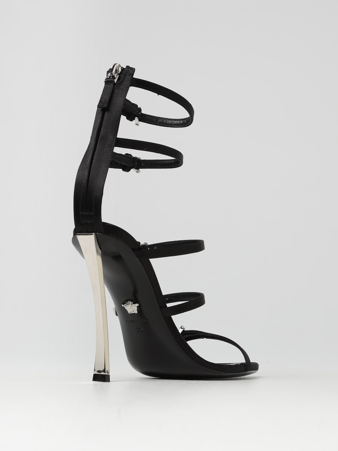 Versace sandal in satin - 3