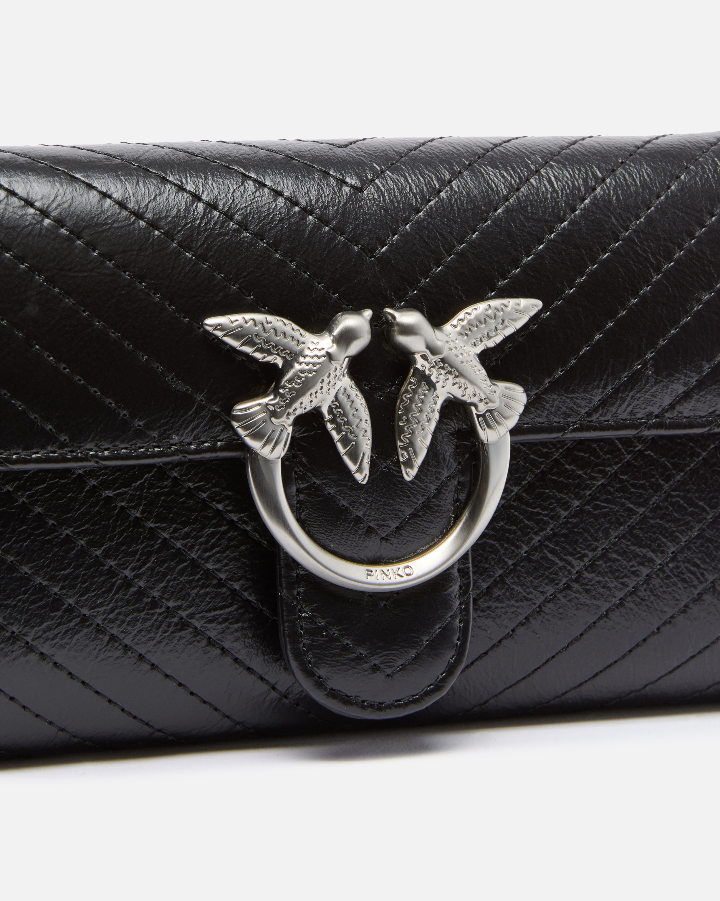 LOVE BAG ONE SMALL CROSSBODY BAG IN LEATHER - 3