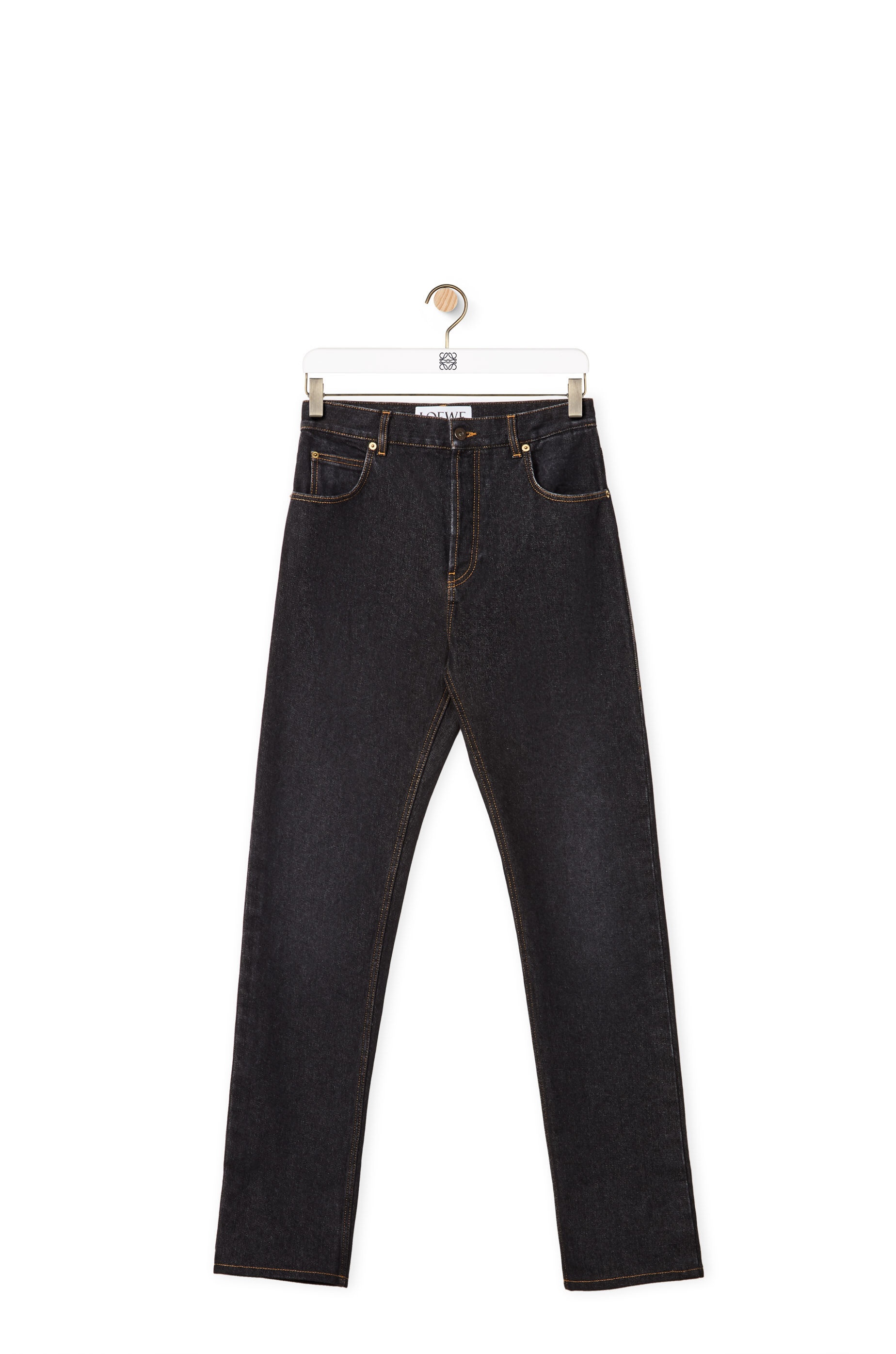 Tapered jeans in cotton - 1