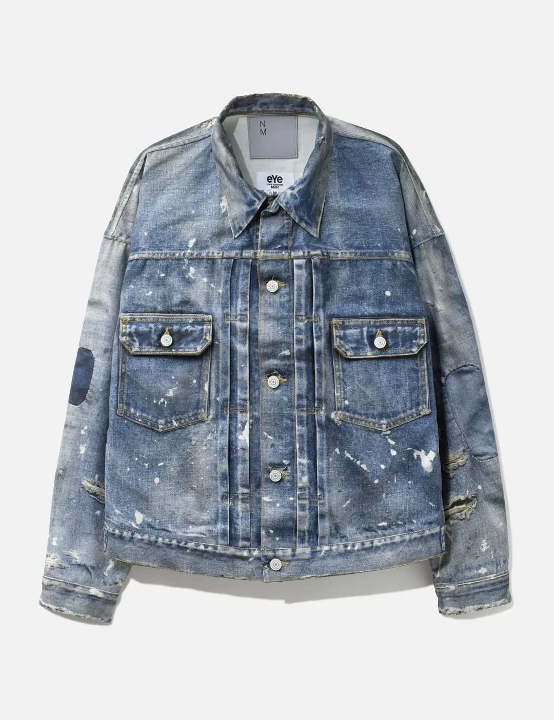 JUNYA WATANABE MAN X LEVI'S LAYERED JEANS WITH CHAINS - 1