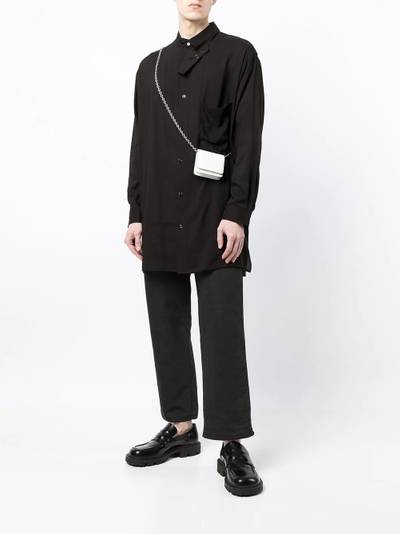 Yohji Yamamoto oversized long-sleeve shirt outlook