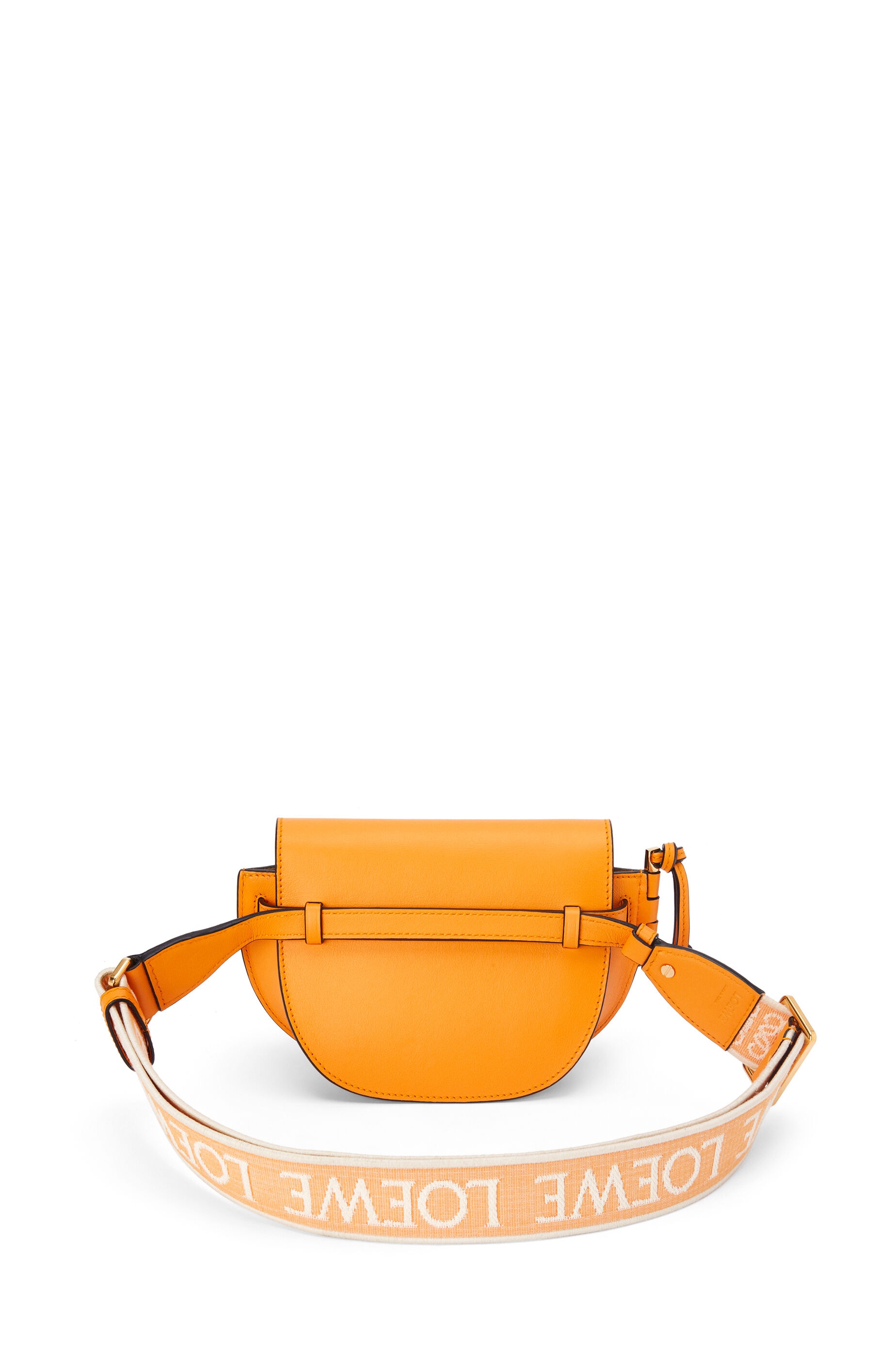 Mini Gate Dual bag in soft calfskin and jacquard - 3
