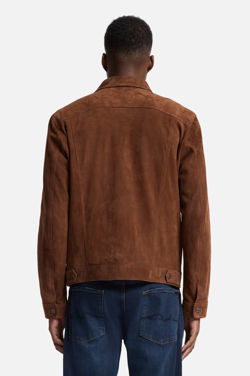 TRUCKER JACKET in Suede 5