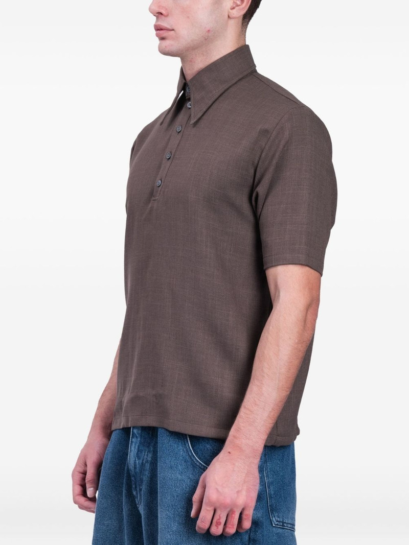 WILLY CHAVARRIA button-fastening polo shirt outlook