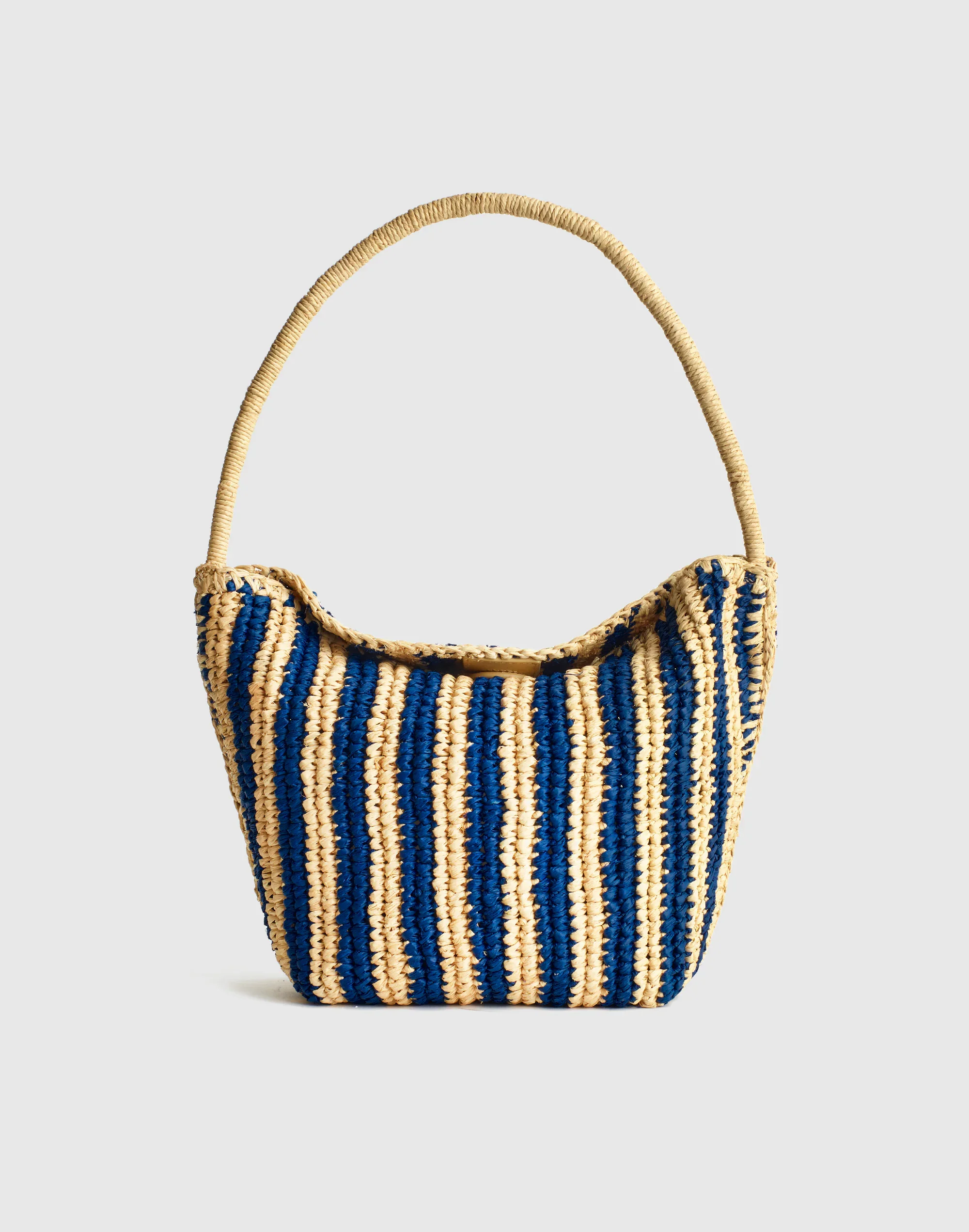 The Signature Woven Shoulder Bag in Raffia - 1