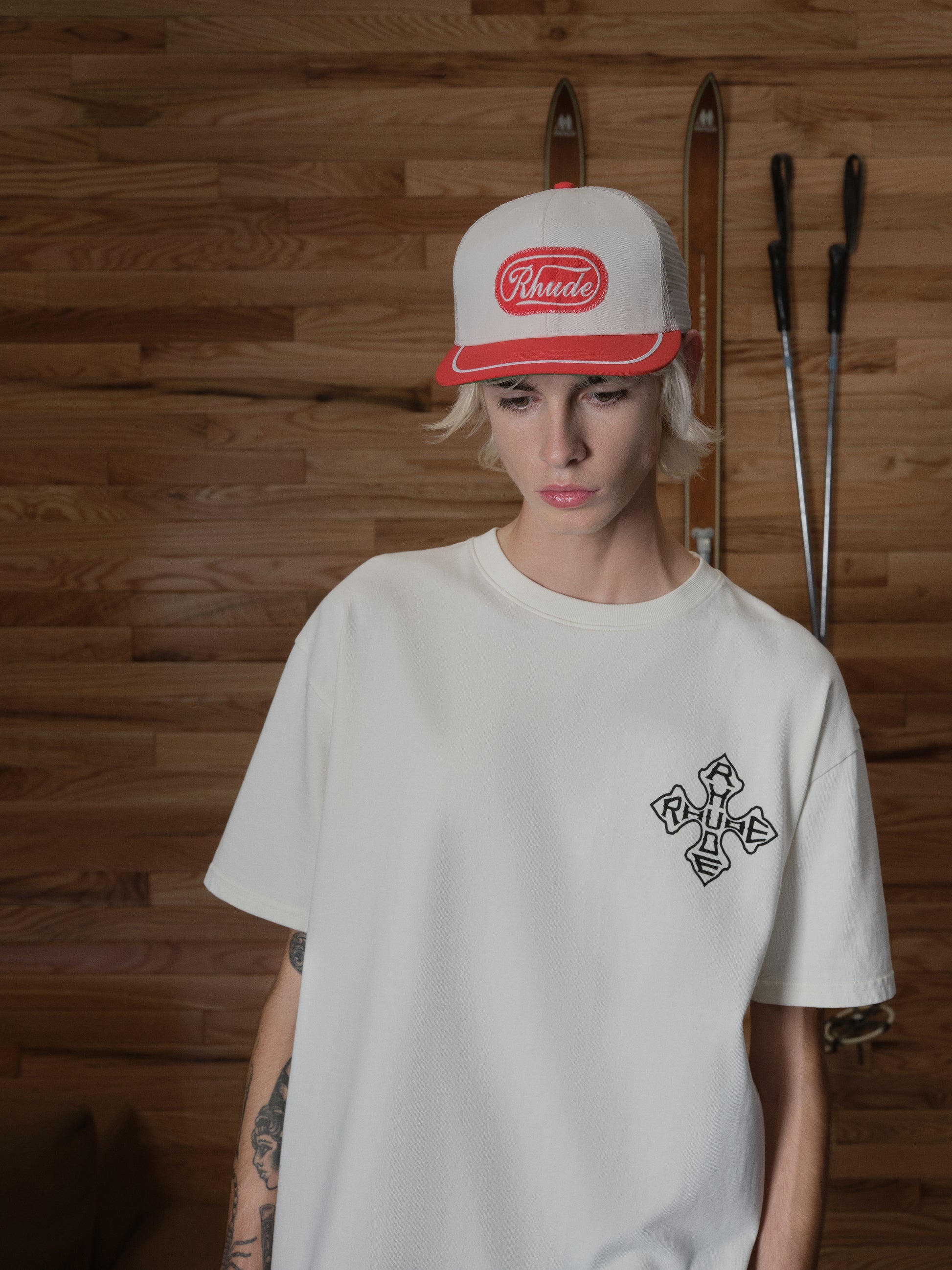 RHUDE PATCH TRUCKER HAT - 4