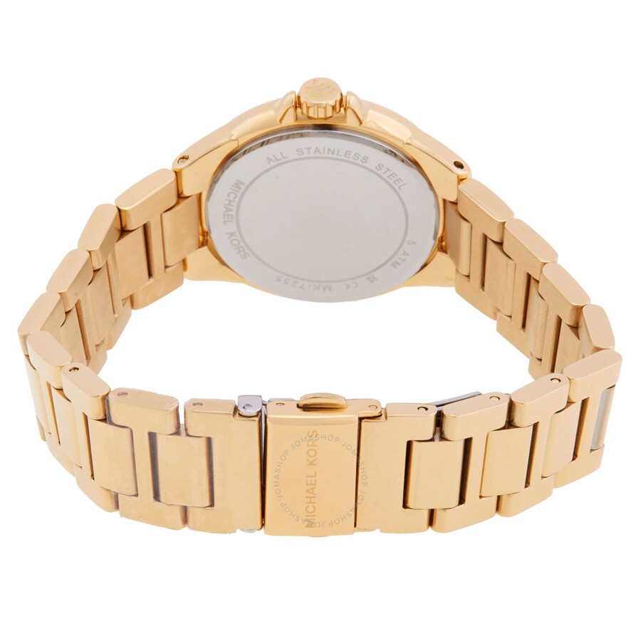 Michael Kors - Michael Kors Camille Quartz White Dial Ladies Watch MK7255 - 3