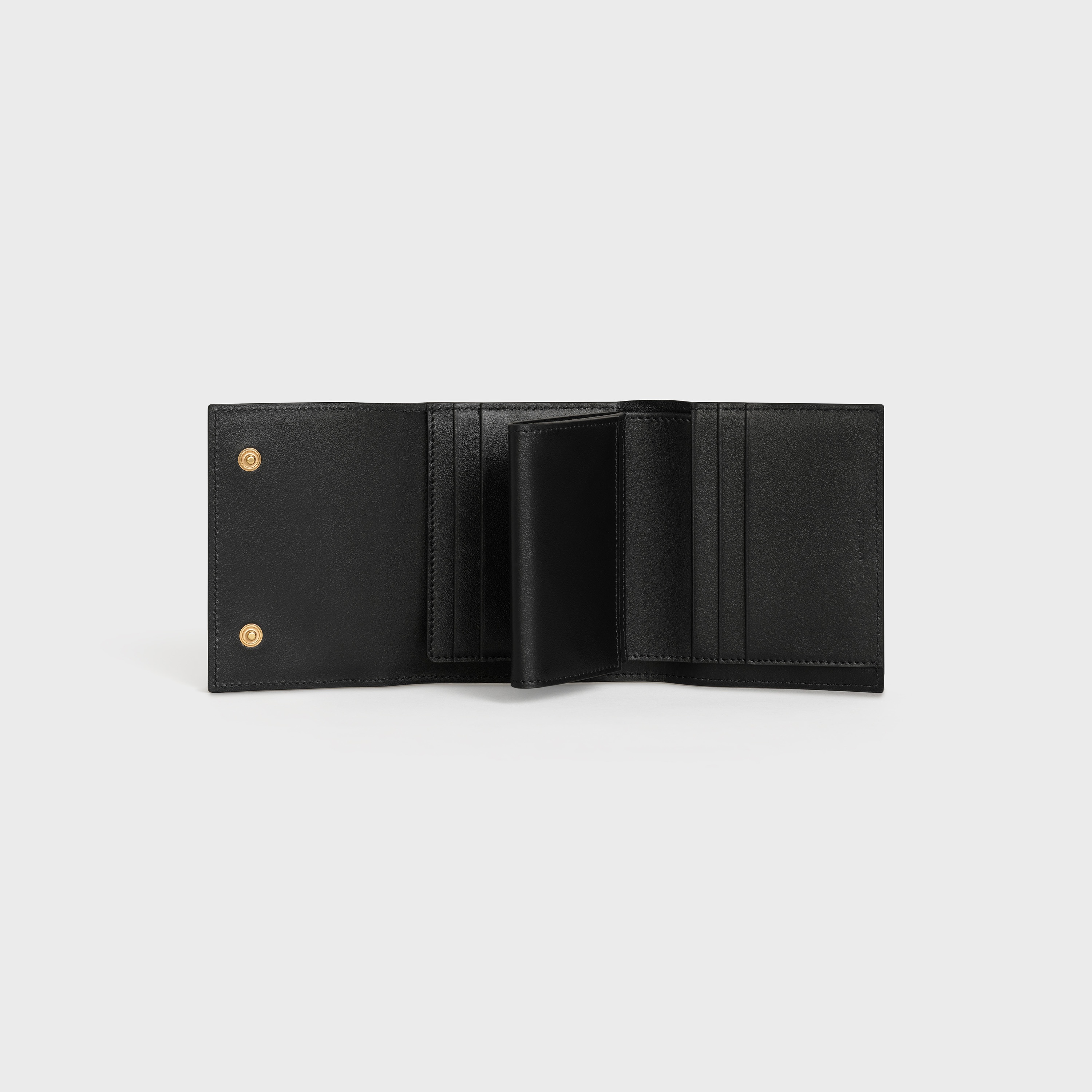 SMALL TRIFOLD WALLET  IN  SMOOTH CALFSKIN - 4