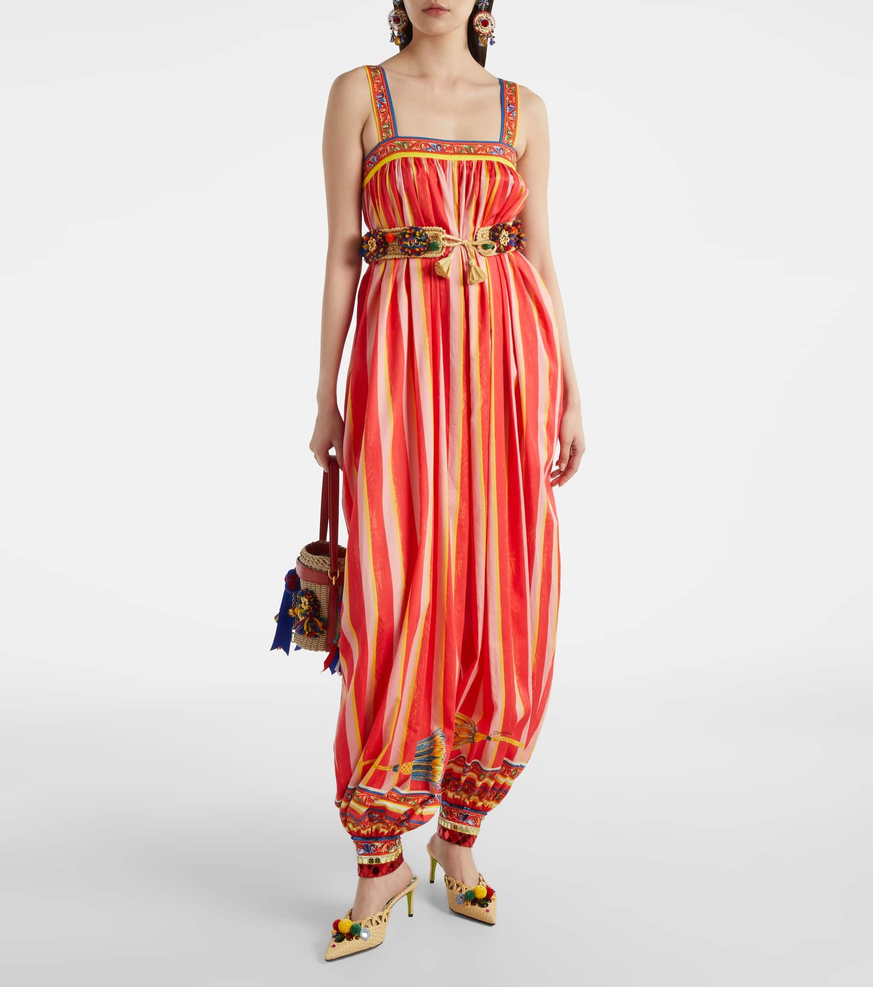 Printed cotton jumpsuit - 2