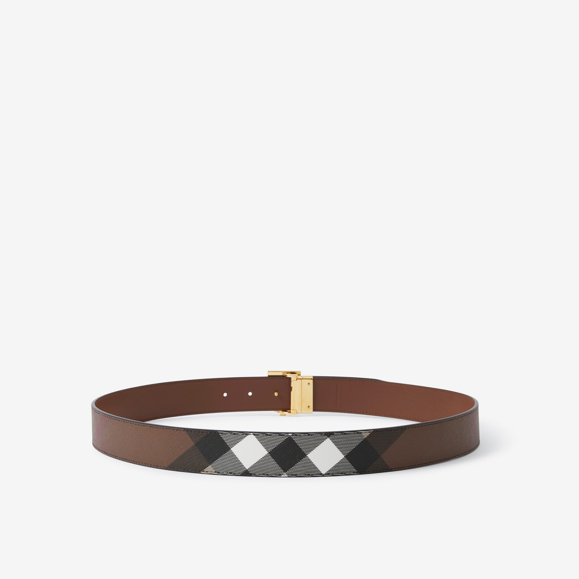 Reversible Monogram Motif Check Belt - 2