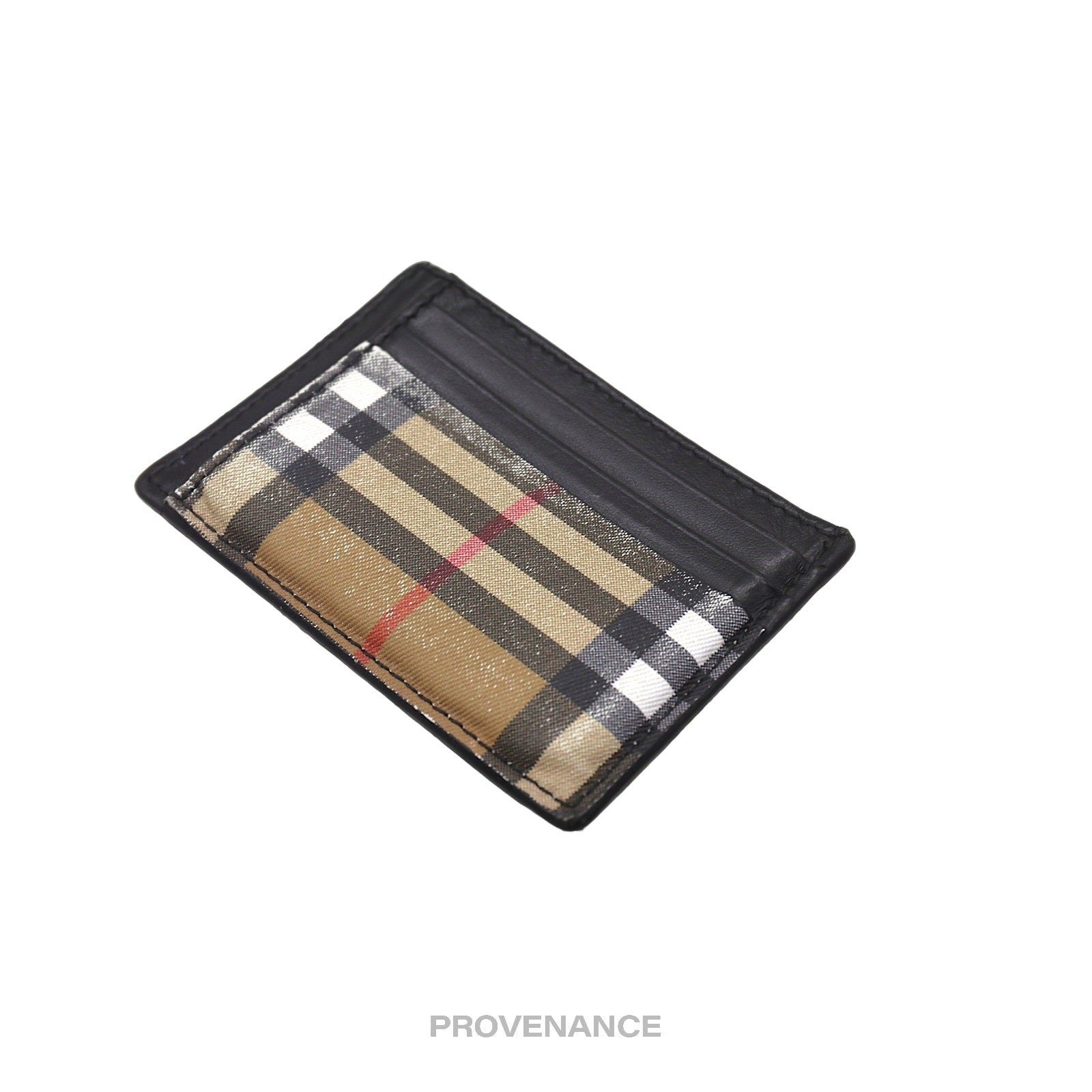 Burberry Money Clip Card Wallet - Nova Check Black - 3