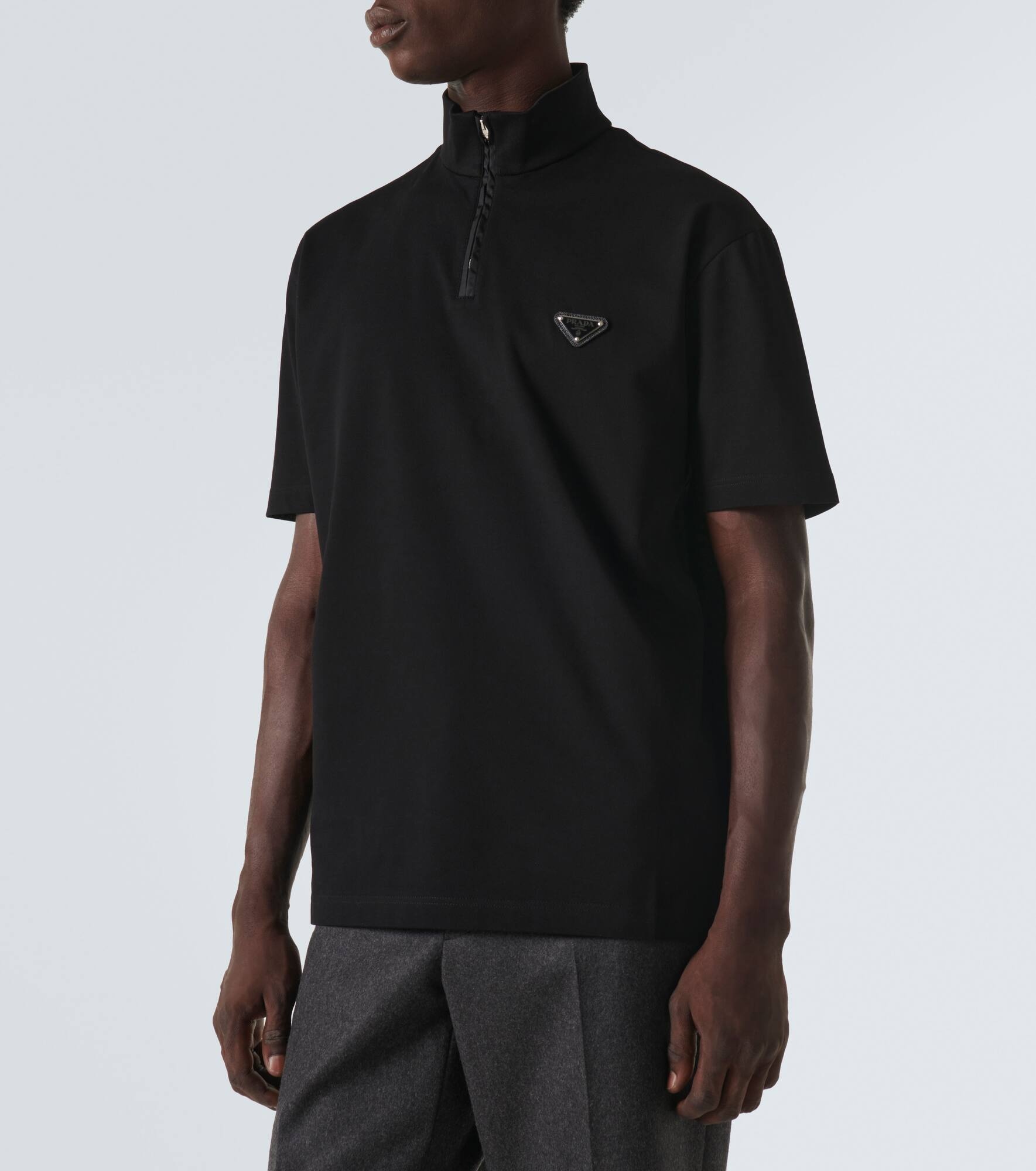 Zip-up polo shirt - 3