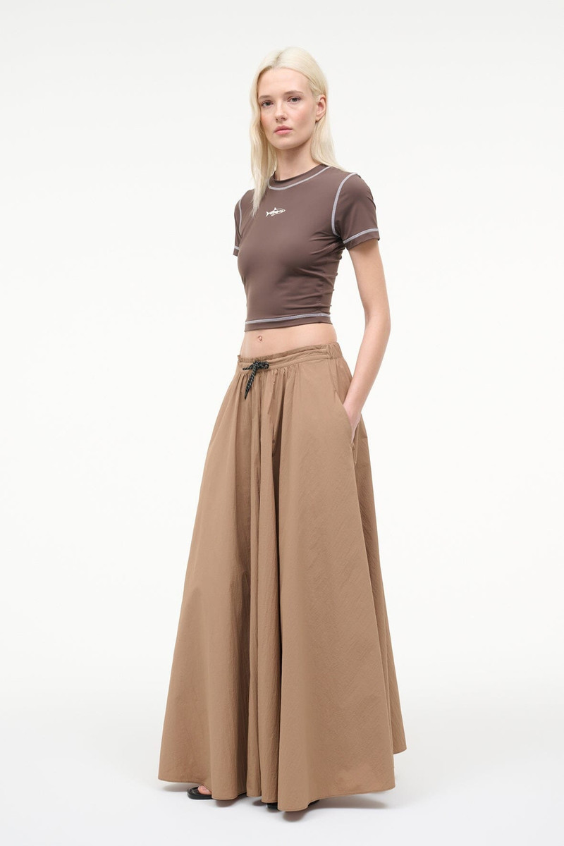 STAUD STAUD EDEN MAXI SKIRT DESERT outlook