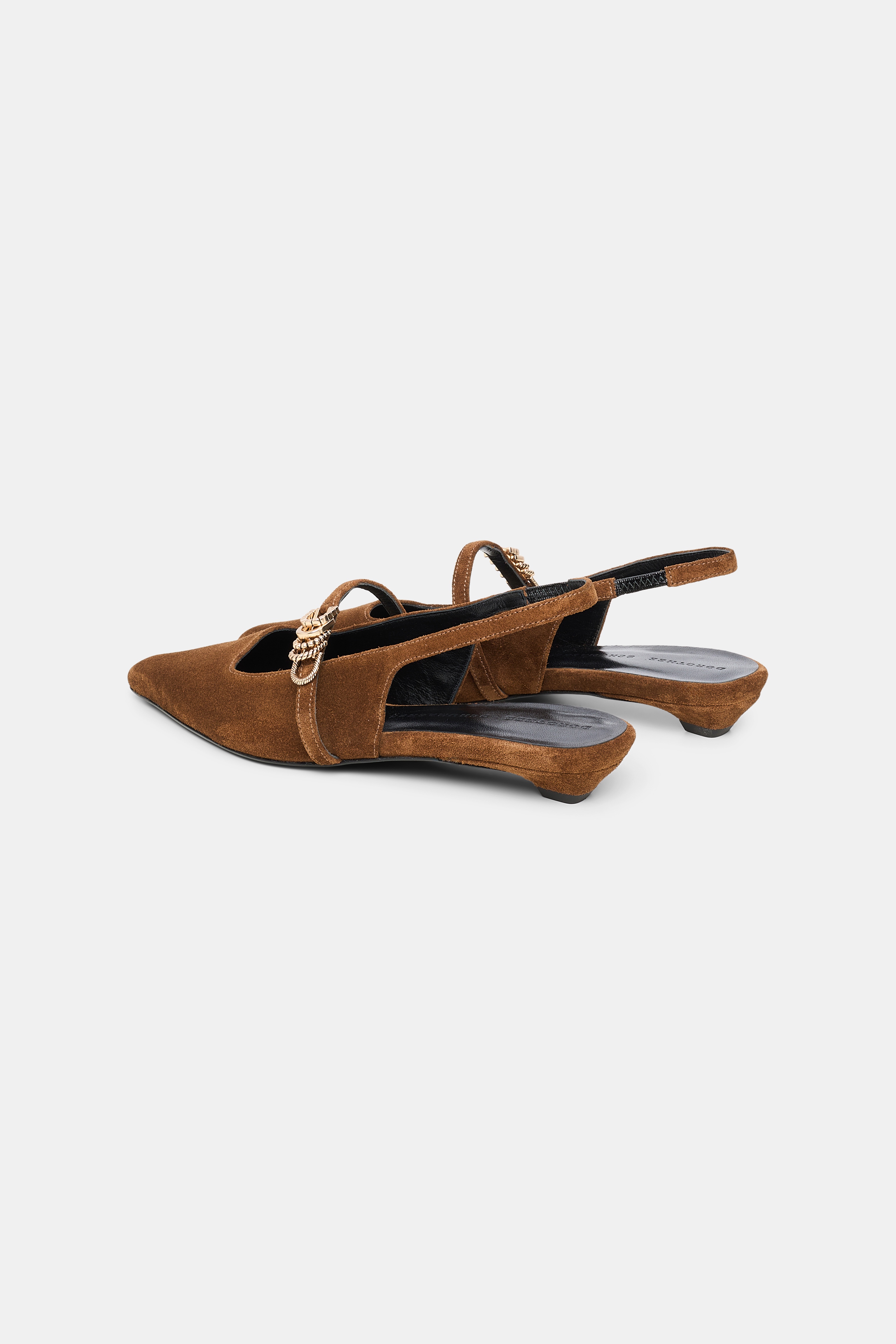SUEDE SENSATION slingback flat - 8