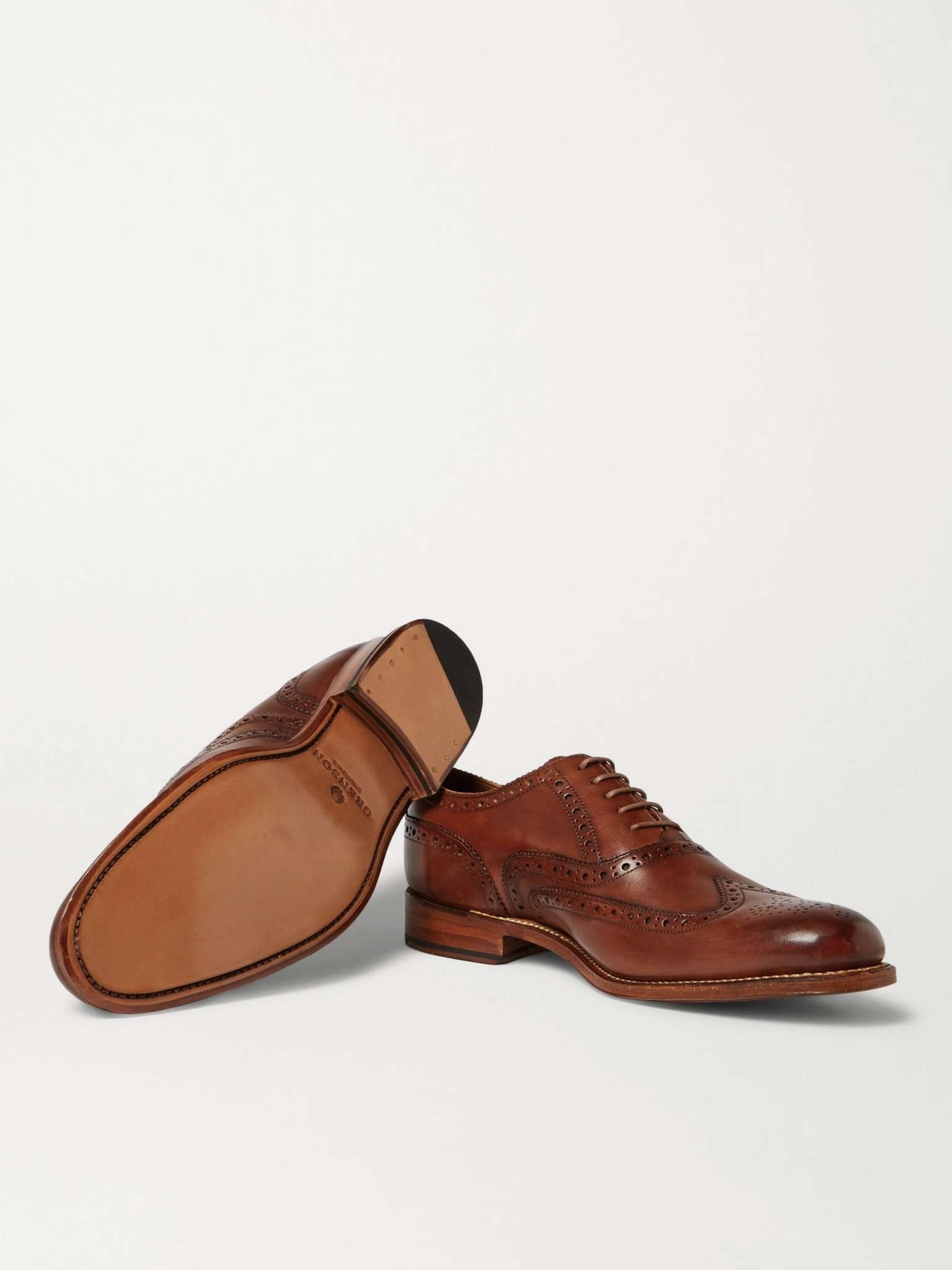 Archie Leather Wingtip Brogues - 7