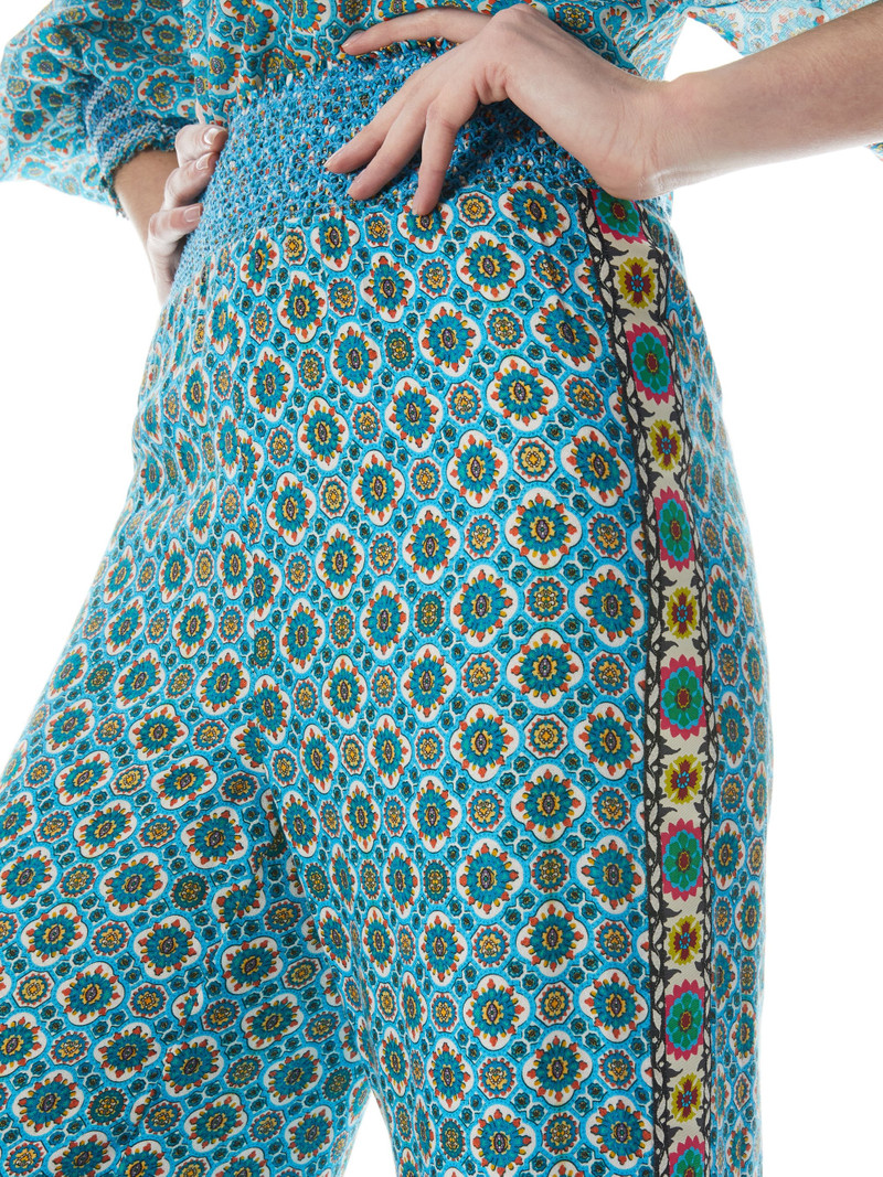 RUSSELL HIGH WAISTED SMOCKED WAISTBAND PANT 5