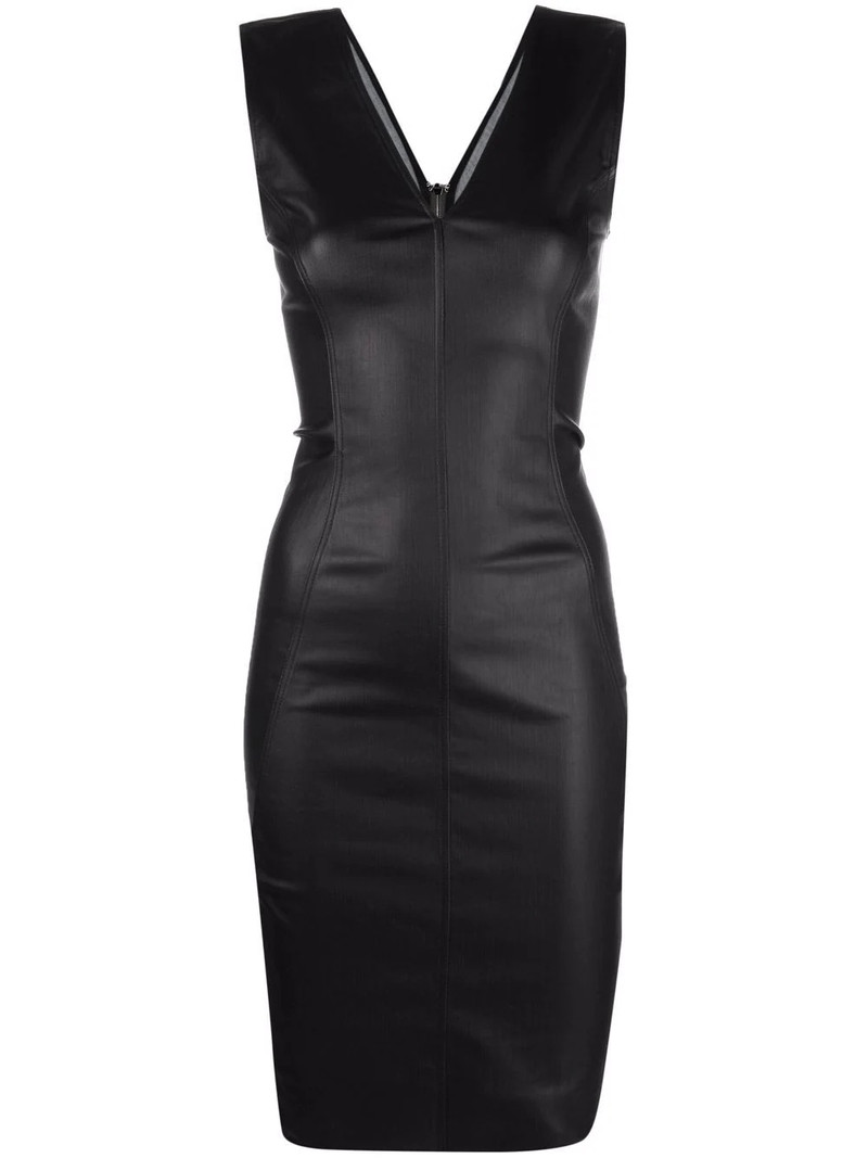 stretch v-neck dress 1