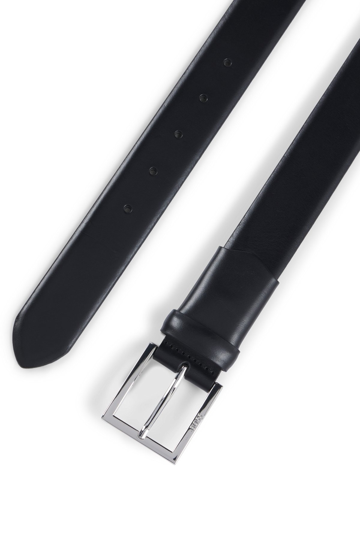 DRESSLETIC LEATHER BELT WITH CONCEALED ELASTICATED SECTION - 3