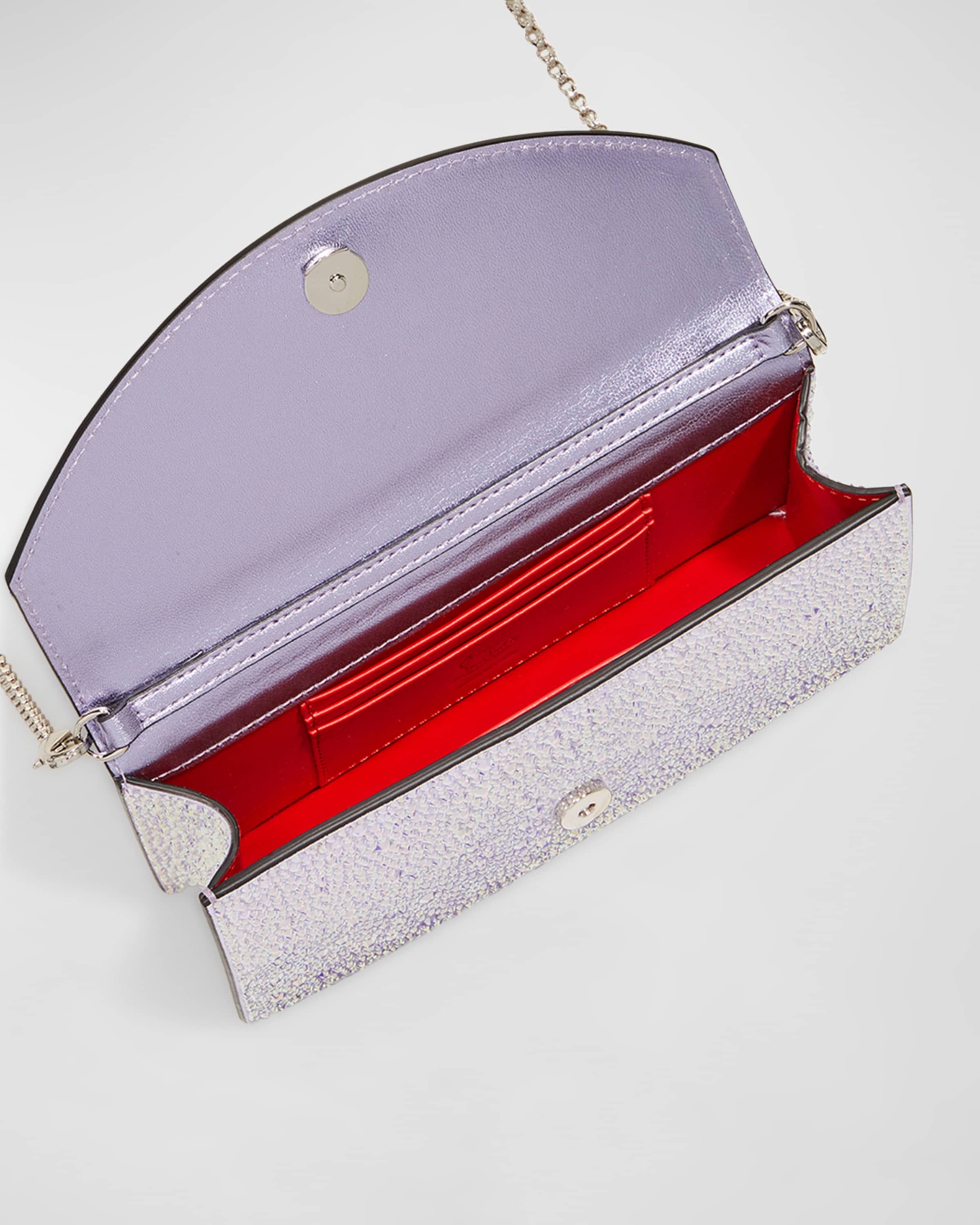 Loubi54 Small Strass Clutch Bag - 5