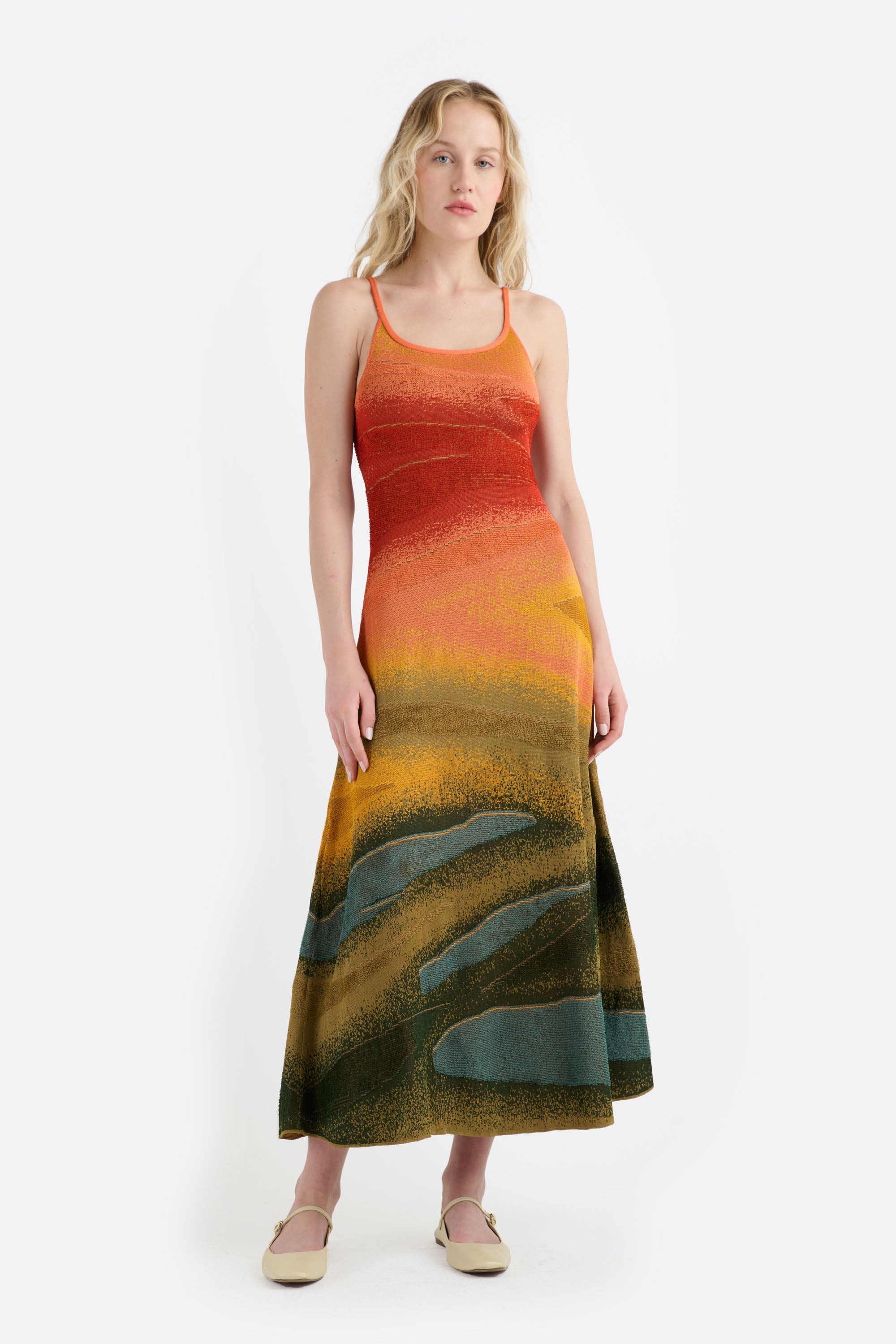FINE GAUGE FLARE DRESS - 2