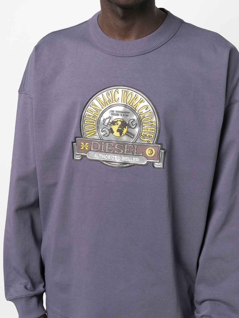 logo-print sweatshirt - 4