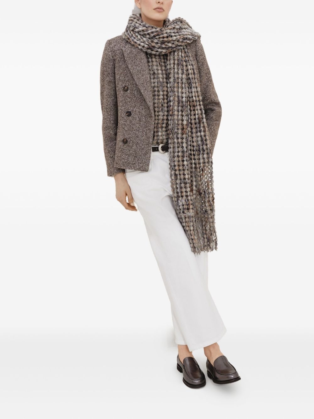 textured short-sleeve top - 2