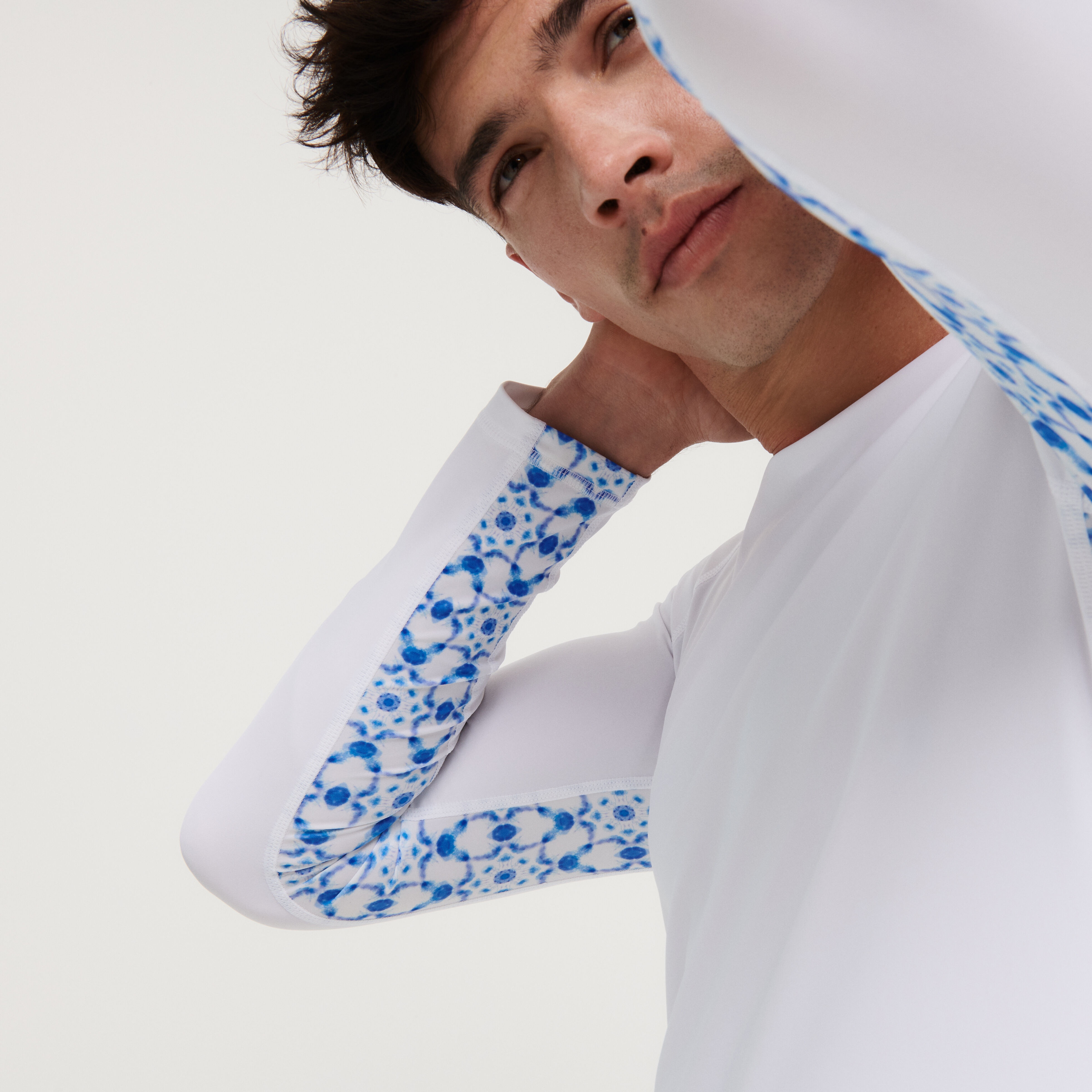 Long Sleeves Men Rashguard Ikat Medusa - 6
