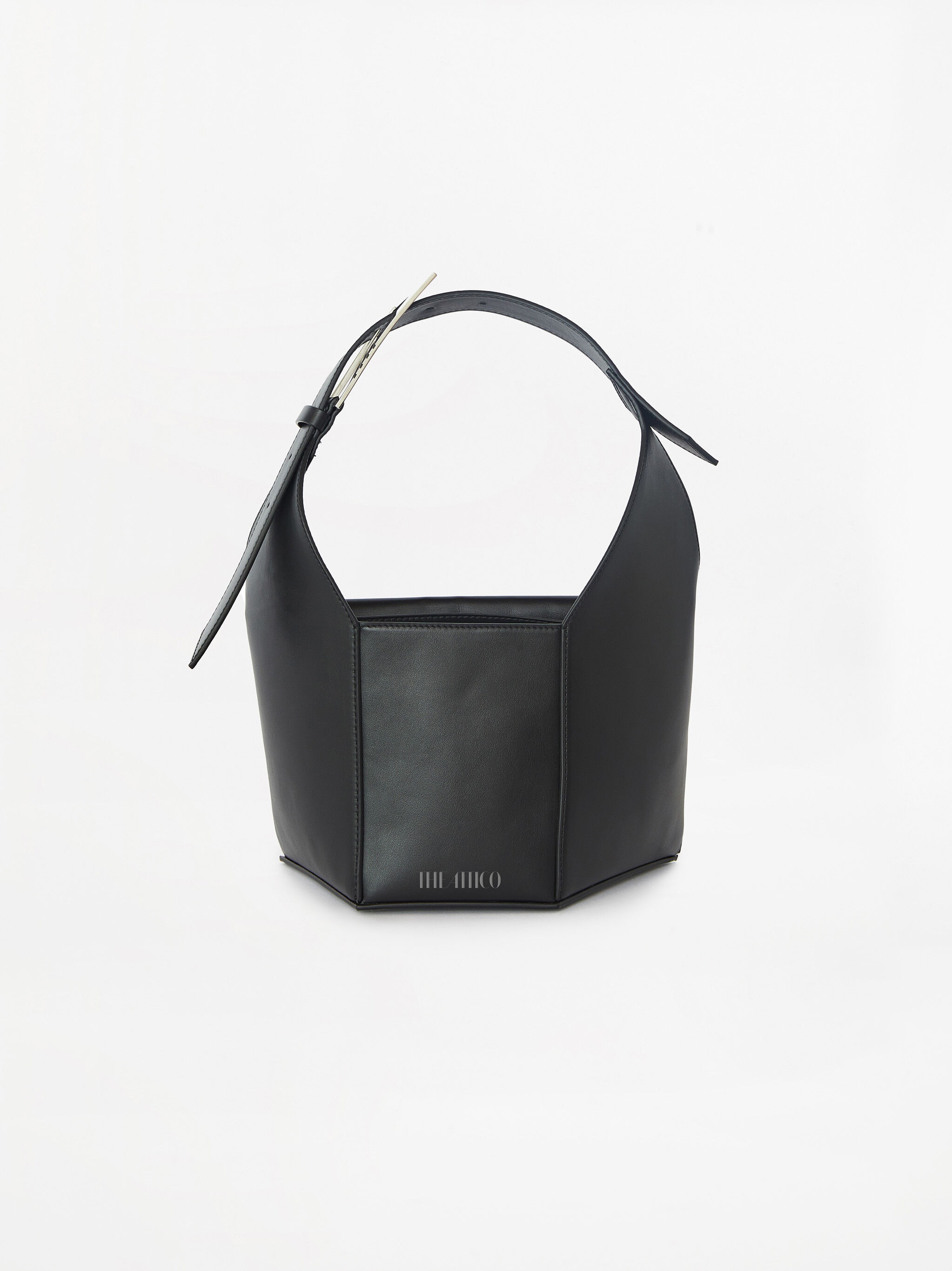 "6PM" BLACK SHOULDER BAG - 1